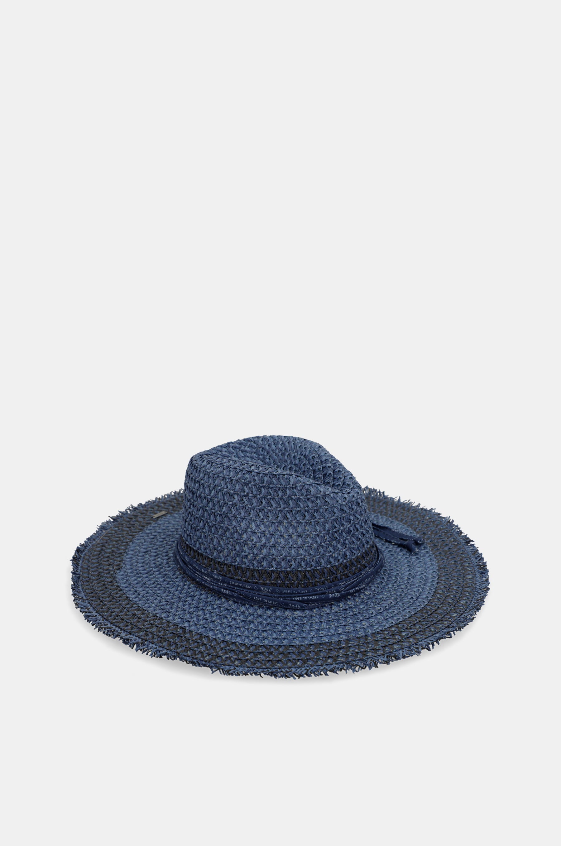 Sombrero rafia bicolor