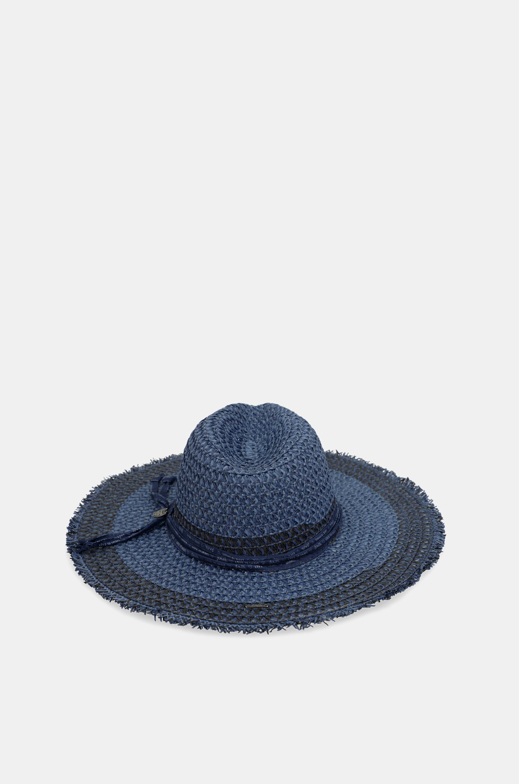 Sombrero rafia bicolor