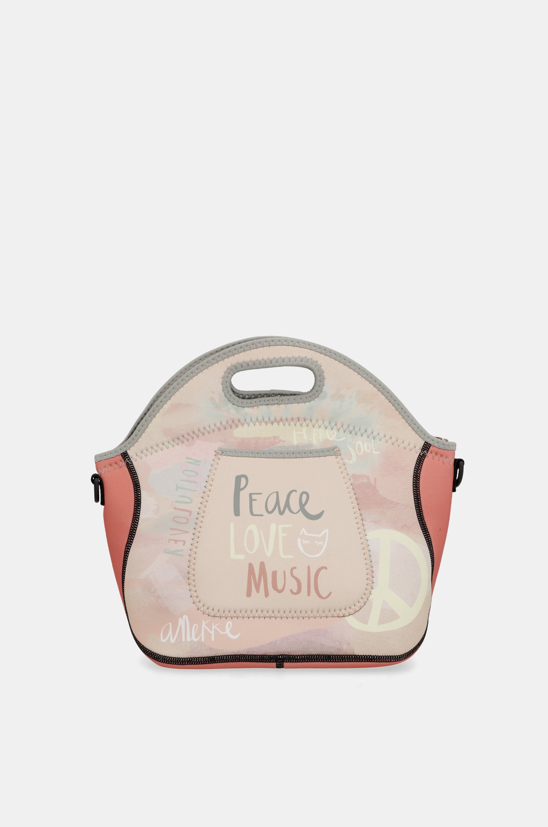 Peace & Love Neopren Lunchtasche
