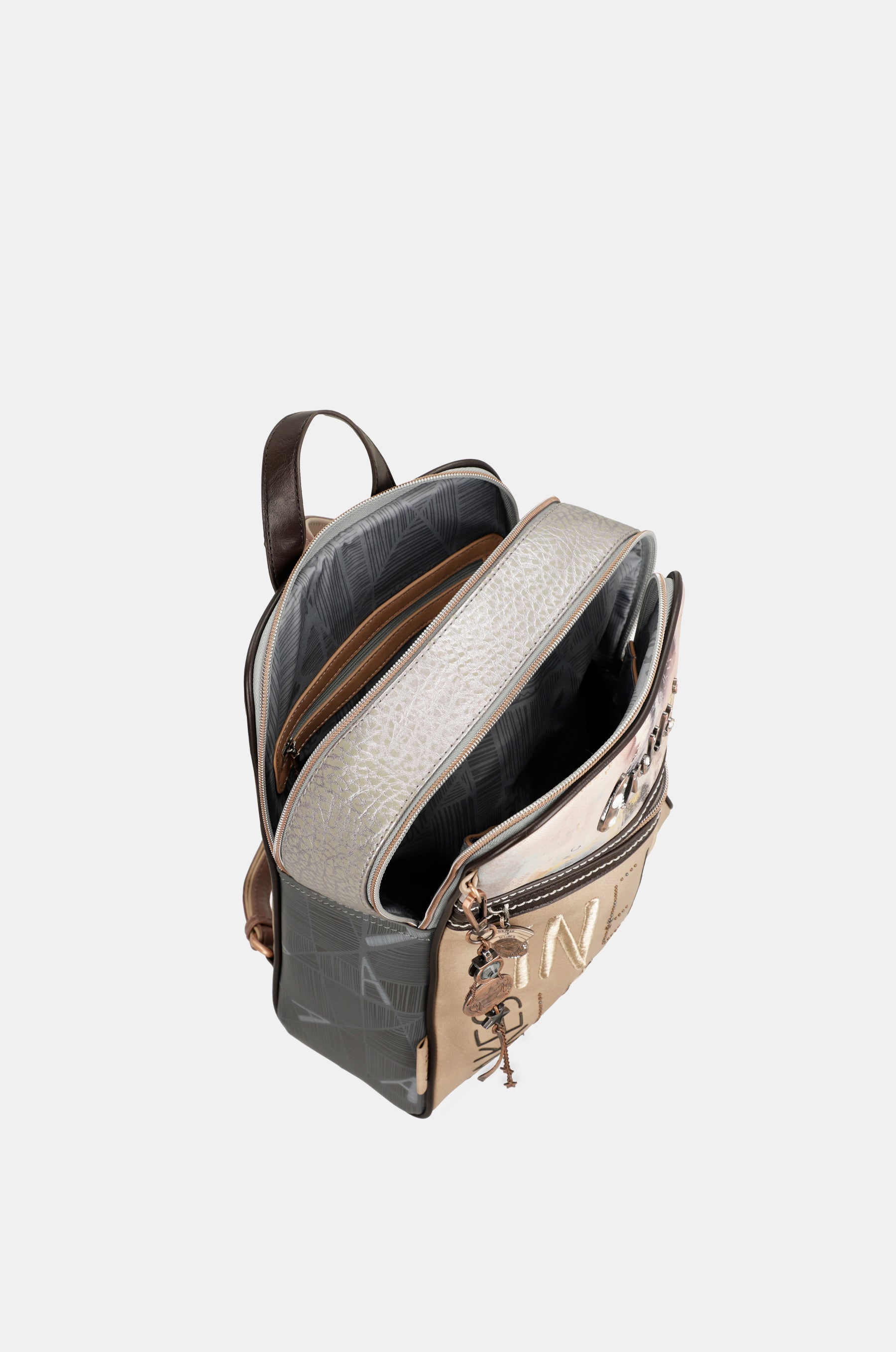 Rucksack mit 2 Fächern und Stars