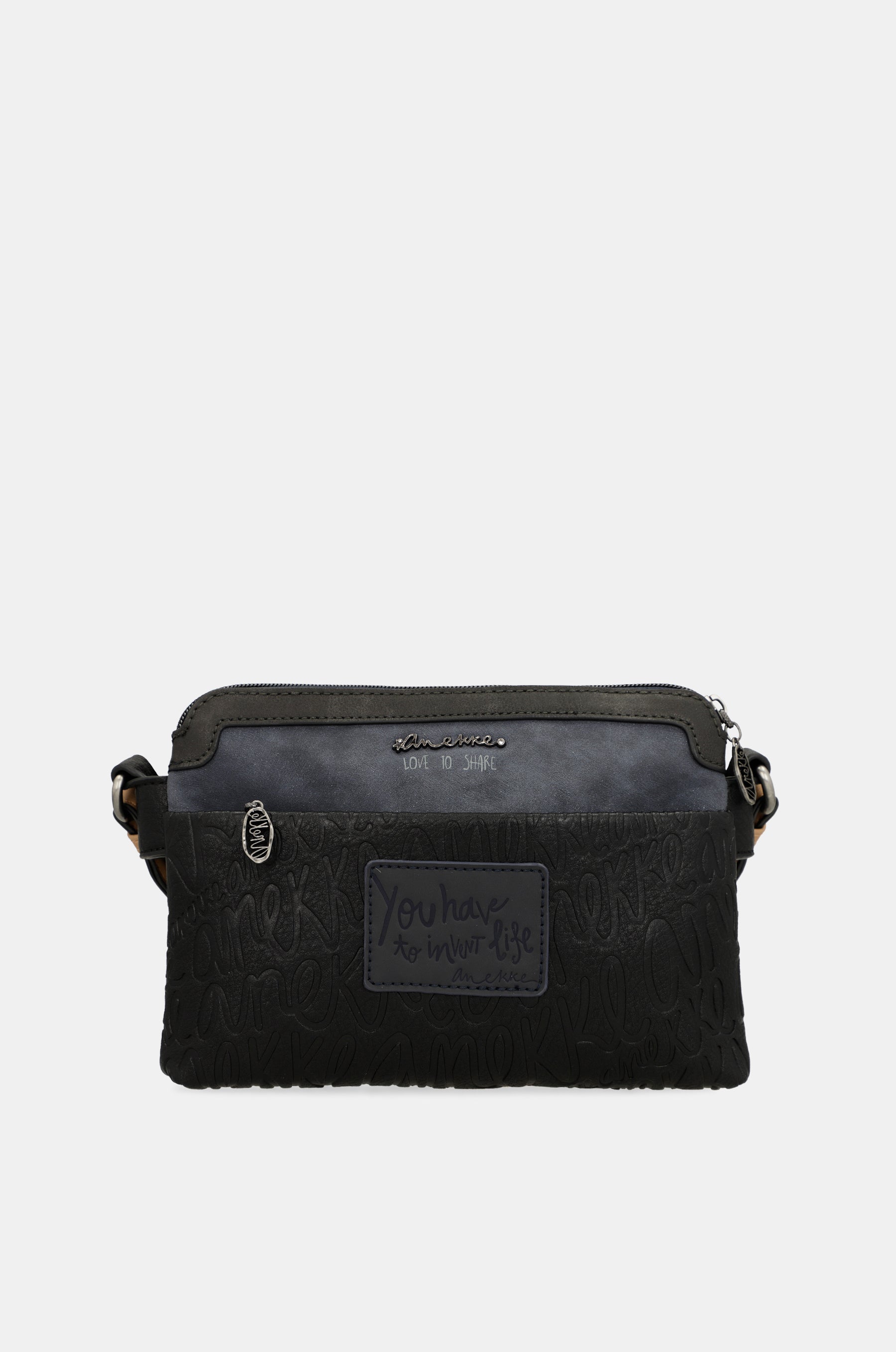 Studio – Umhängetasche mit 2 Fächern in Marineblau