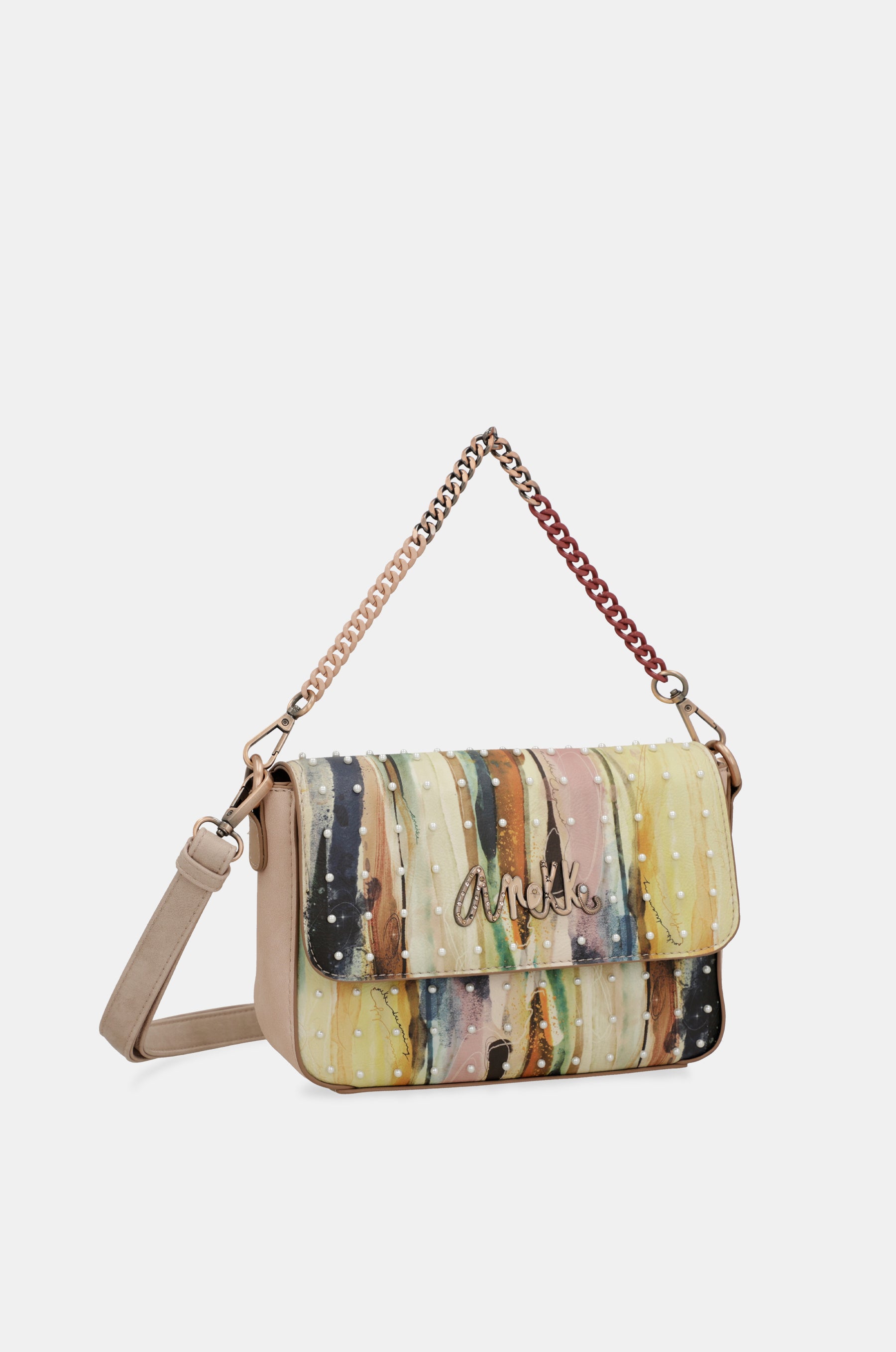 Anekke Studio – Baguette-Tasche in Nude