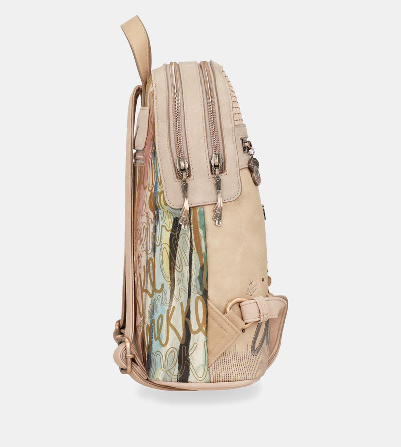 Ovaler Rucksack „Studio Nude“