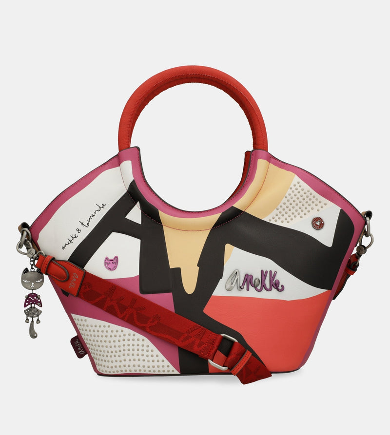 Fashion Tasche mit rundem Griff