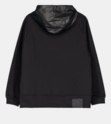 Schwarzer Hoodie