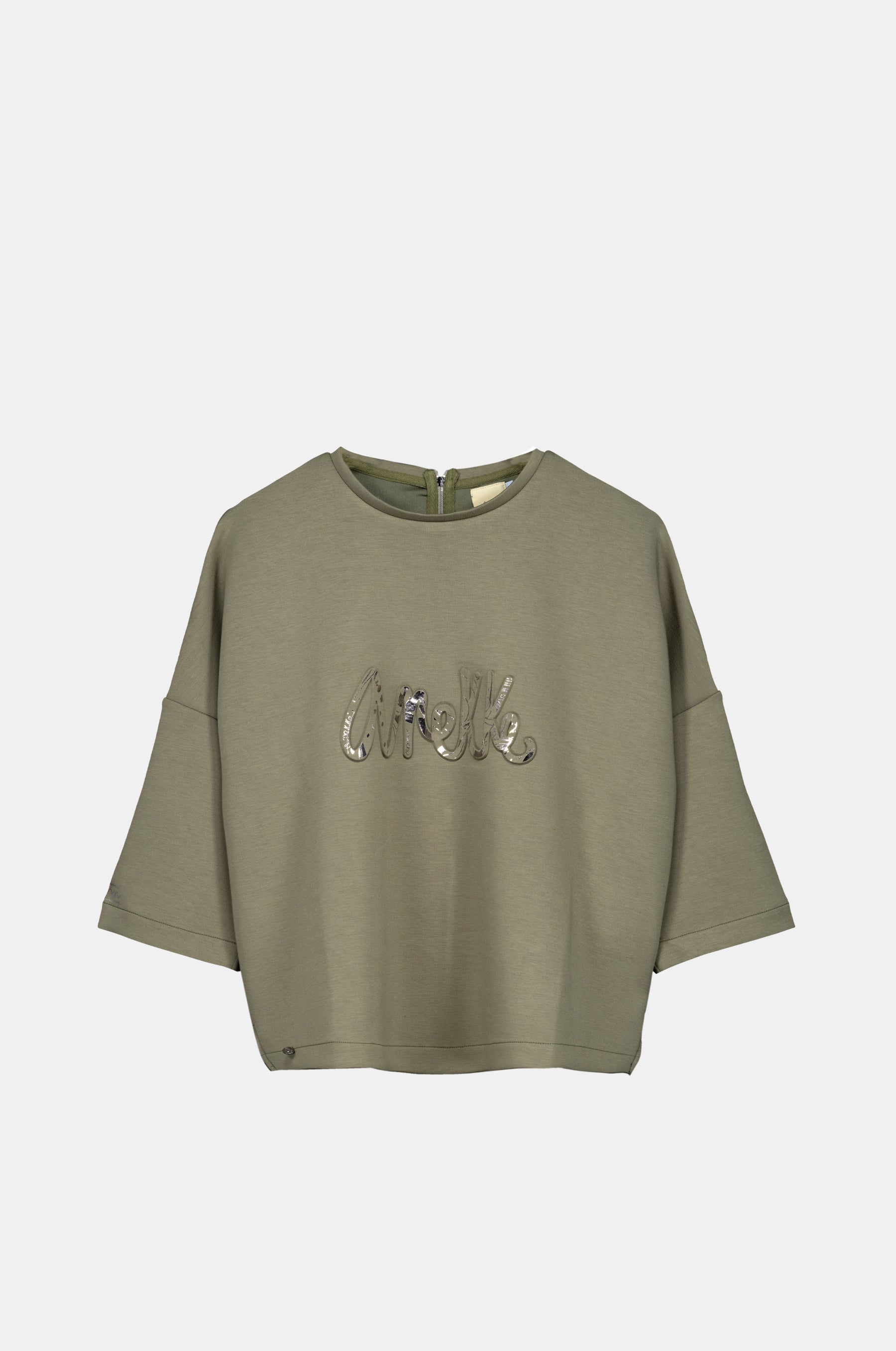 Grünes Logo-Sweatshirt