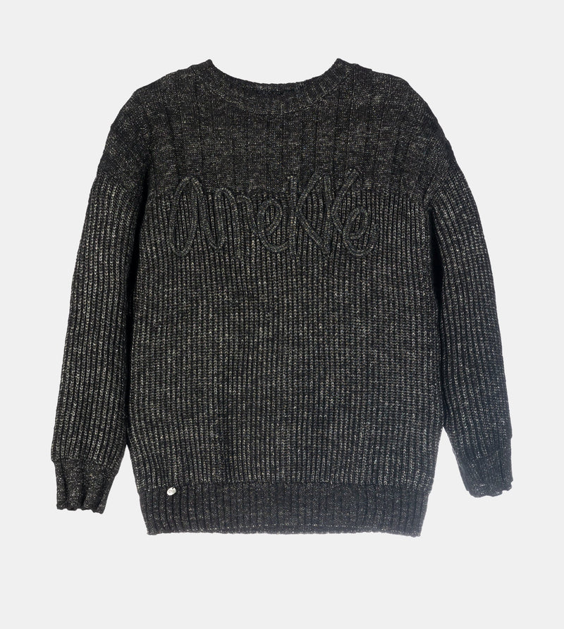 Schwarzer Pullover