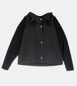 Schwarze Steppjacke