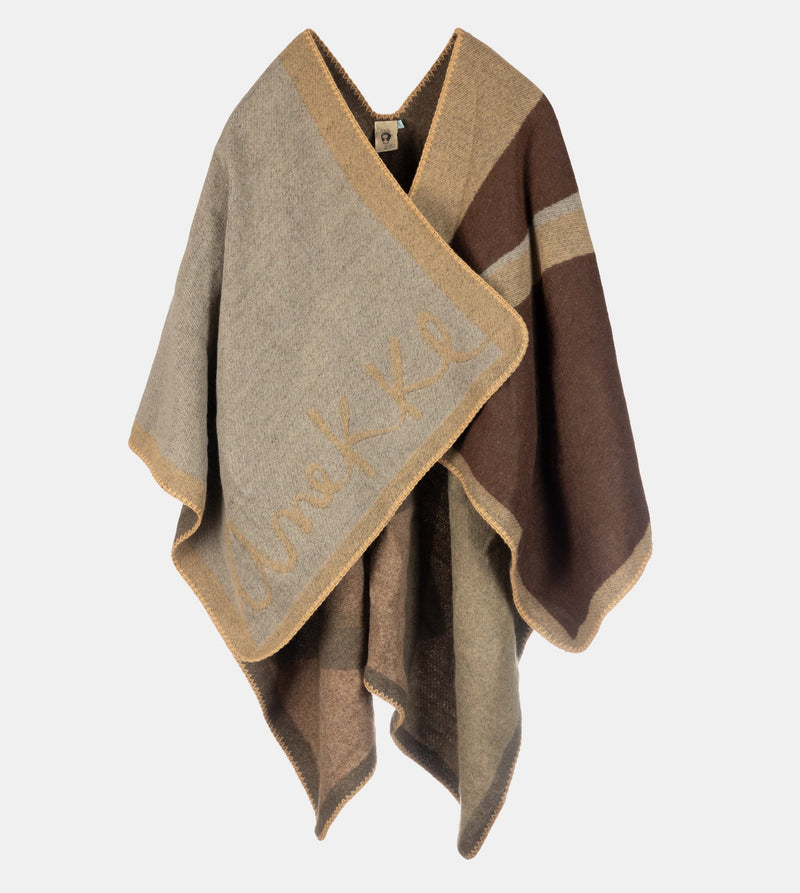 Anekke bedruckter Poncho