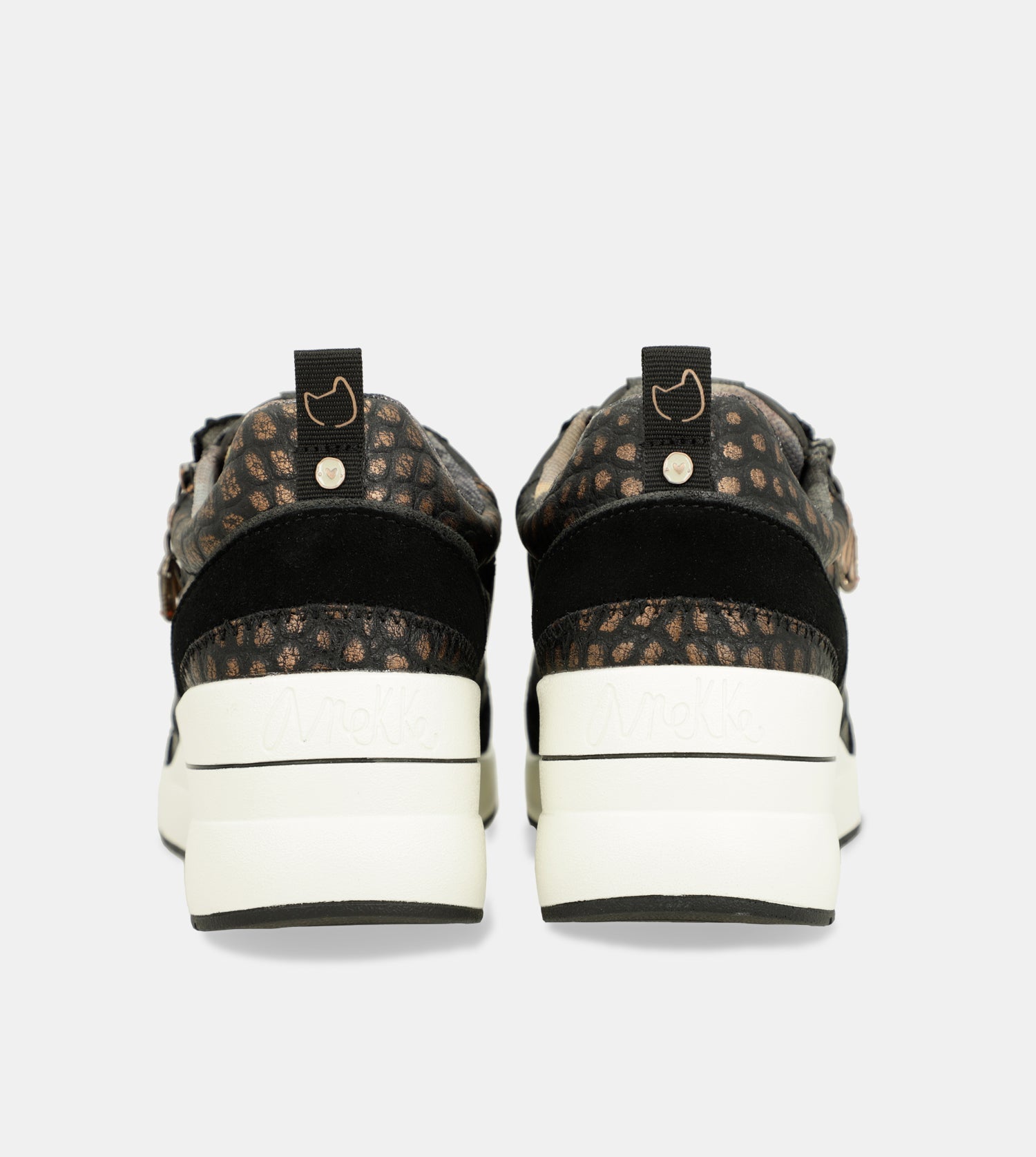 Schwarze Sneakers mit Keilabsatz von Dreams