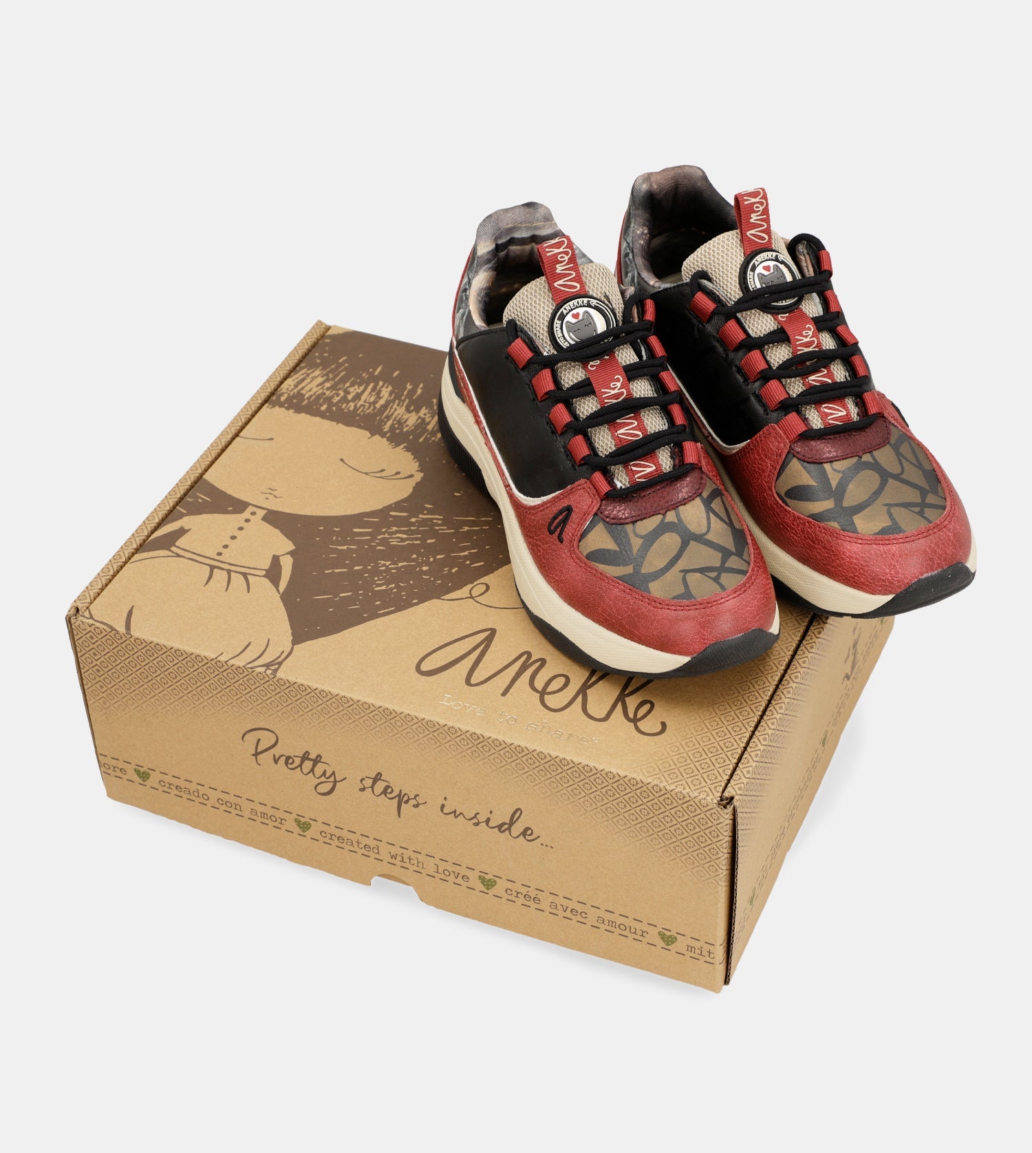 Sportliche mehrfarbige Sneaker