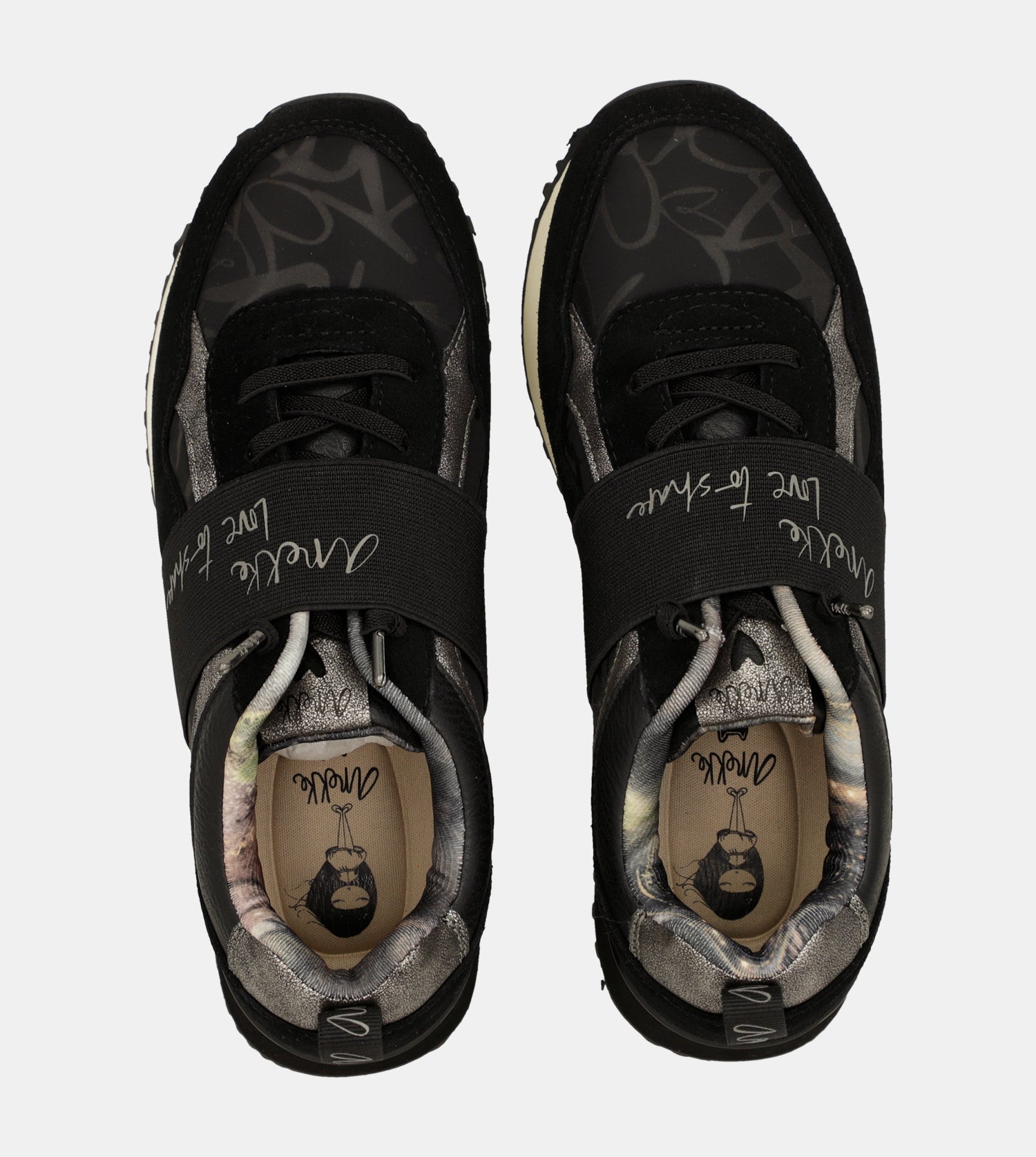 Urban schwarze Sneaker