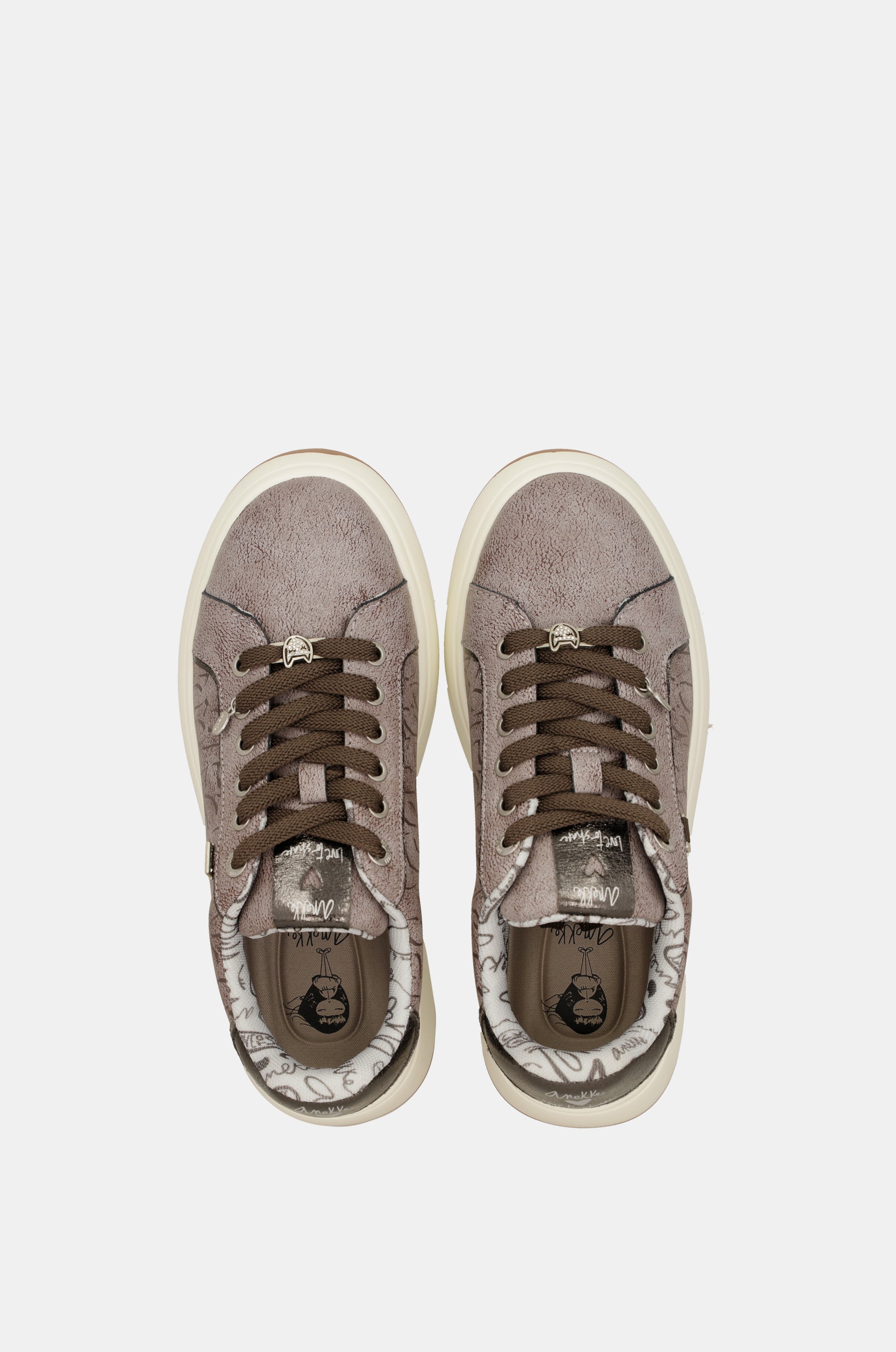 Lässige Sneaker in Ecru