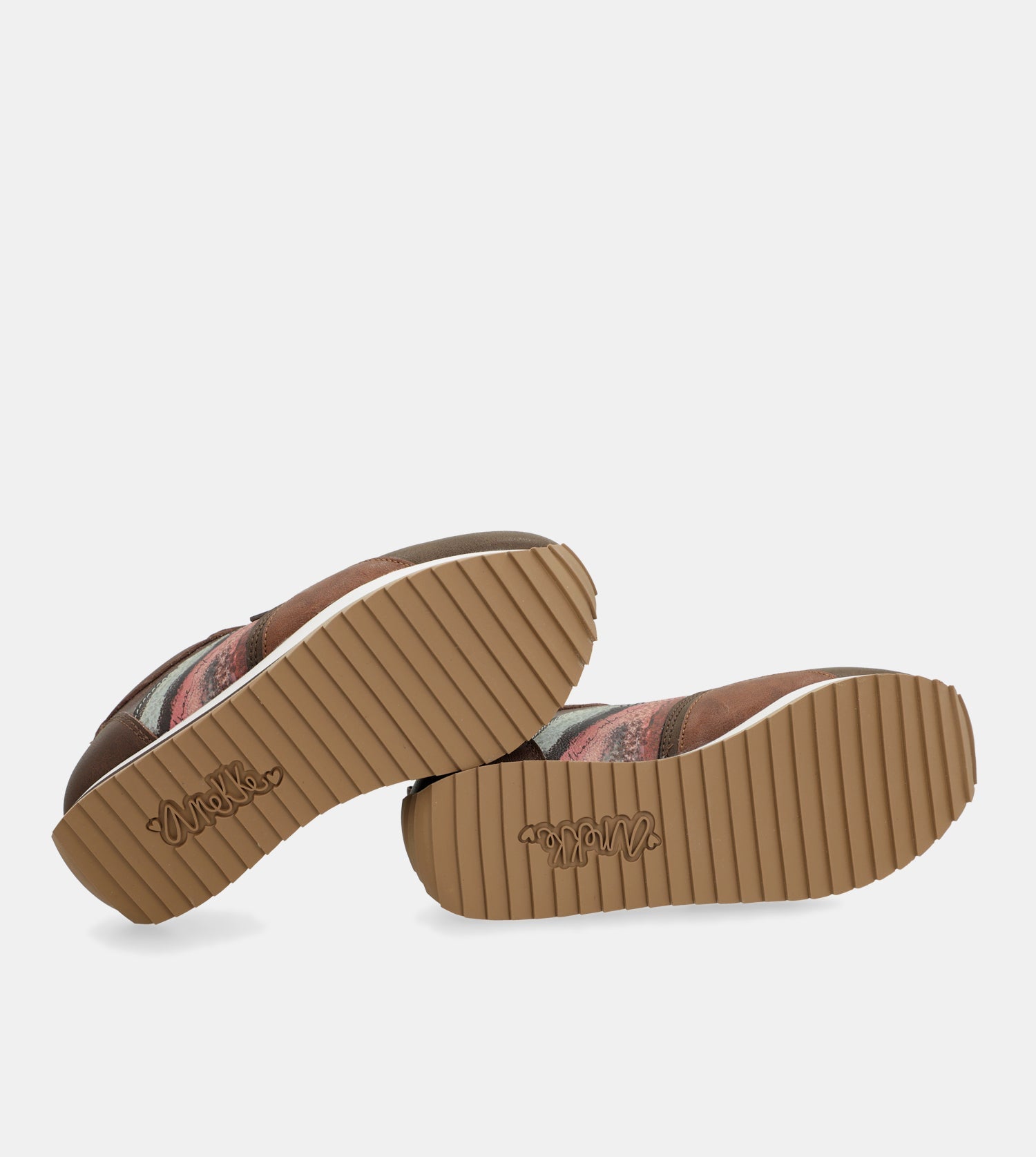 Sneaker mit Reise-Print