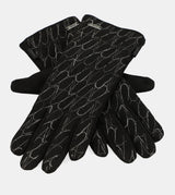 Schwarze Handschuhe mit Anekke-Logo