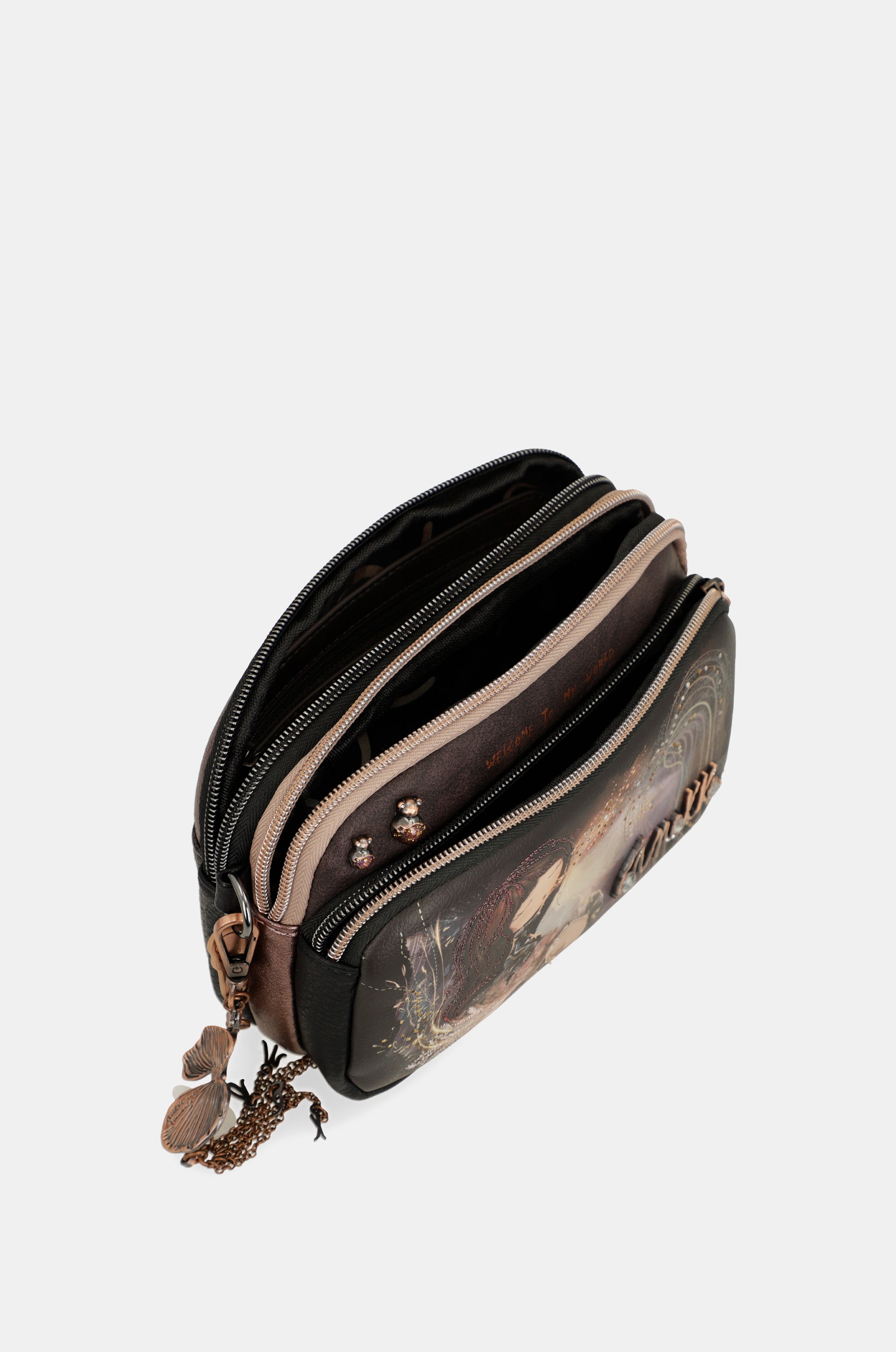 Kleine Umhängetasche Dreamverse mit 2 Fächern