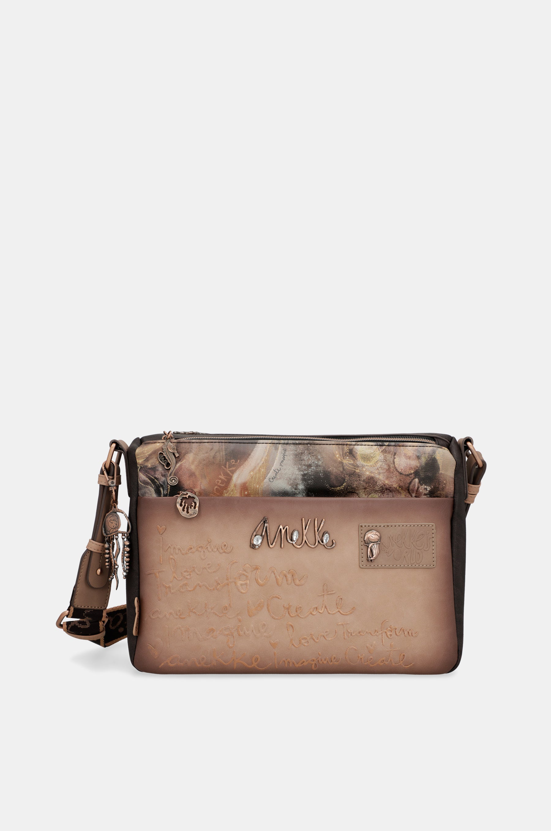 Land mittelgroße Umhängetasche mit 2 Fächern