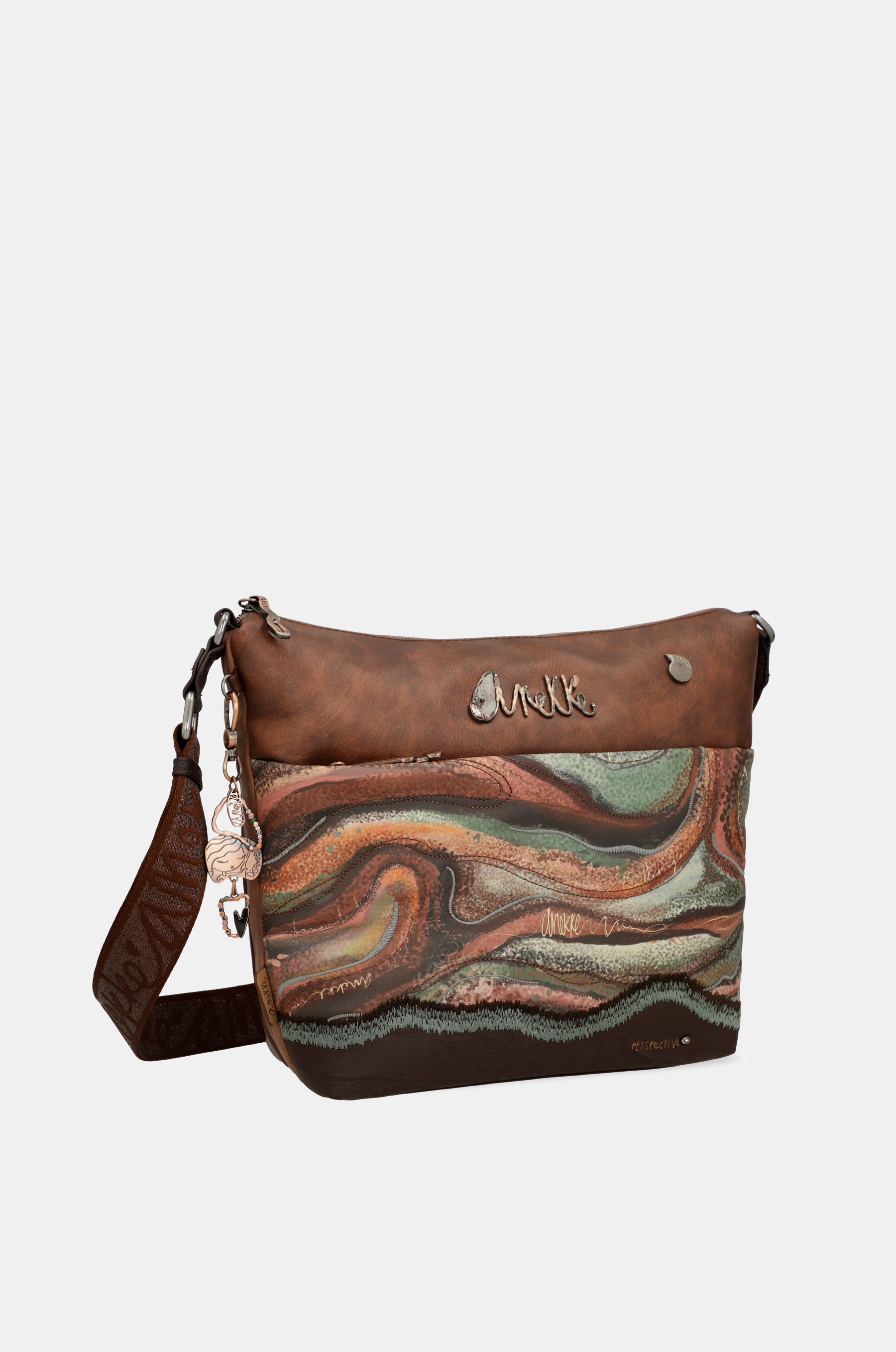 Große Umhängetasche Outer mit Taschen