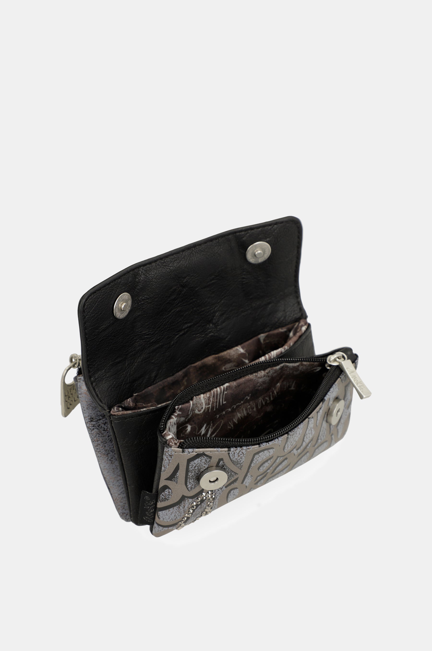 Crust Münzgeldbörse mit Klappe