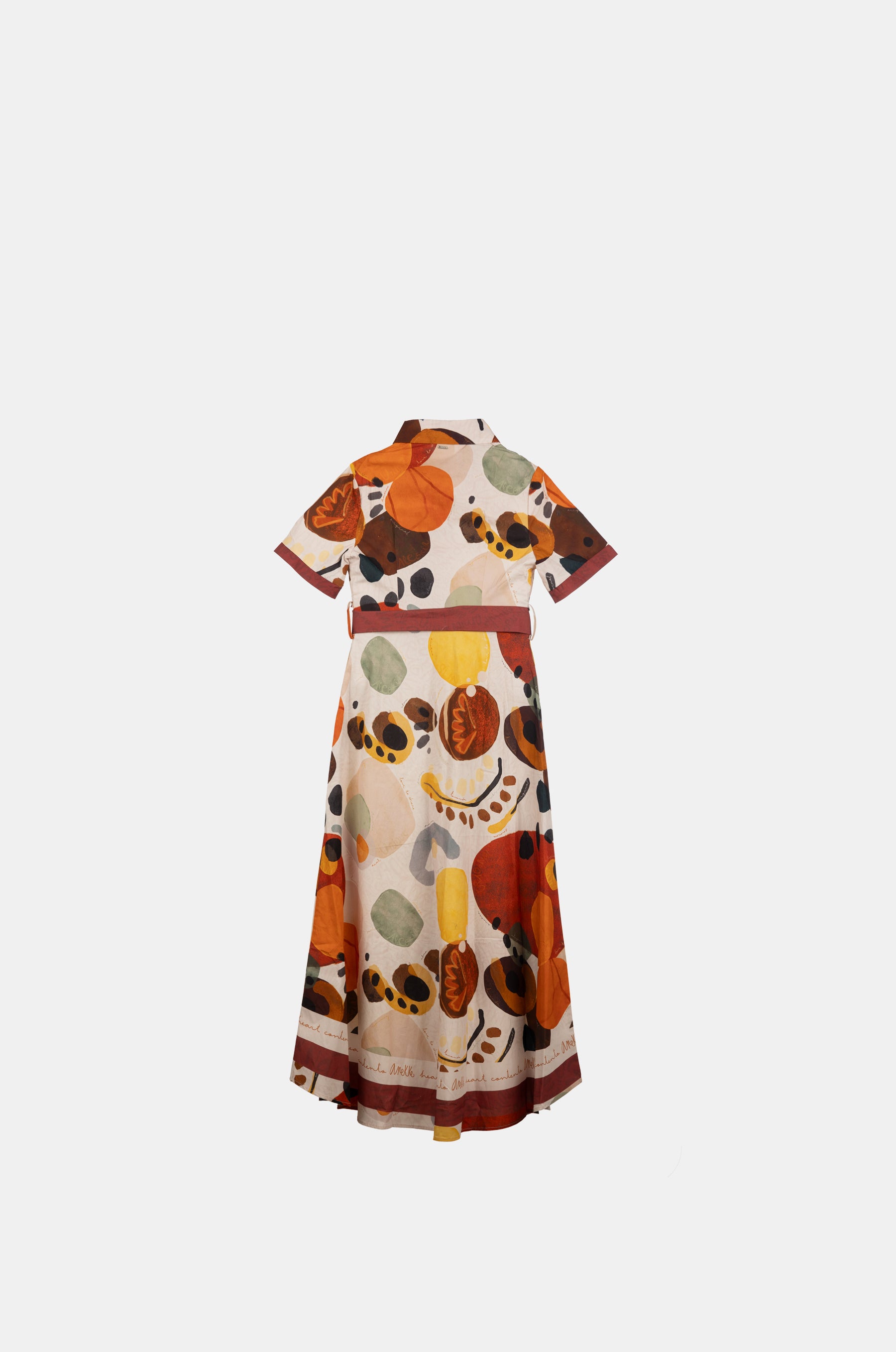 Langes Kurzarmkleid Alma
