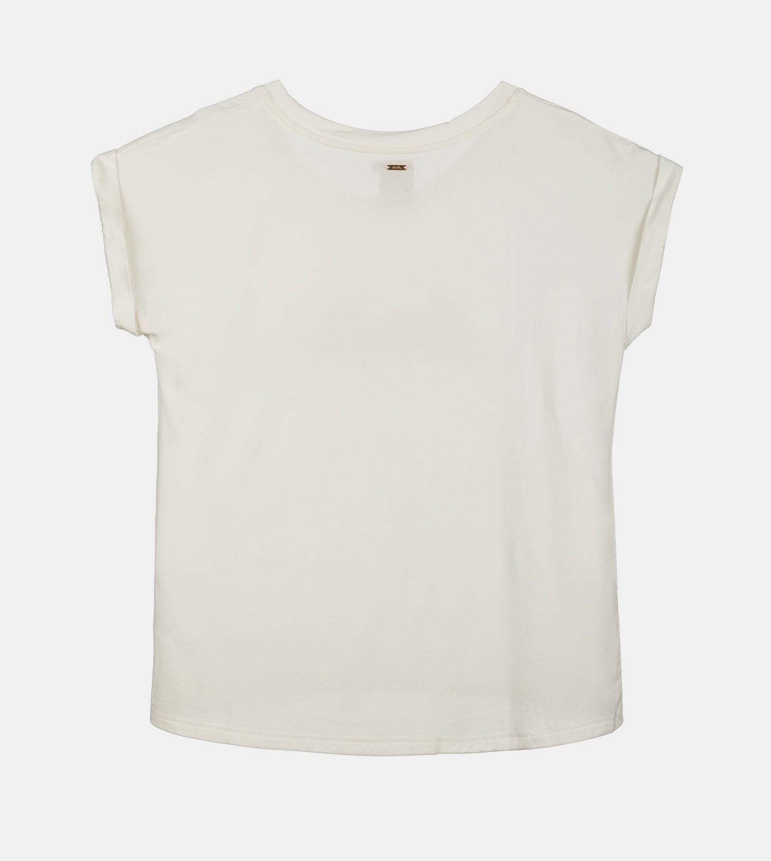 Weißes Kurzarm-T-Shirt mit Logo