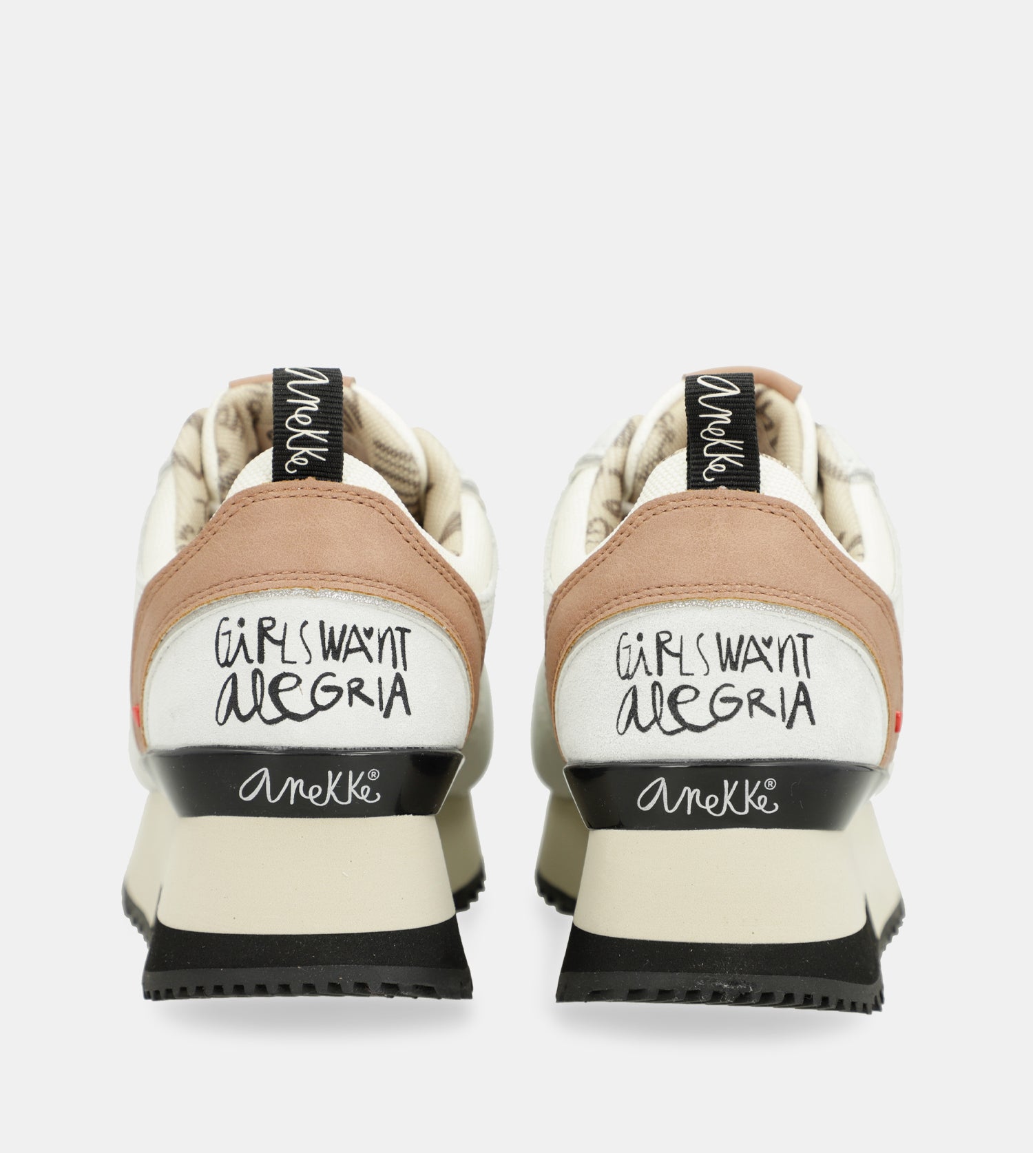 Graue Plattform-Sneakers