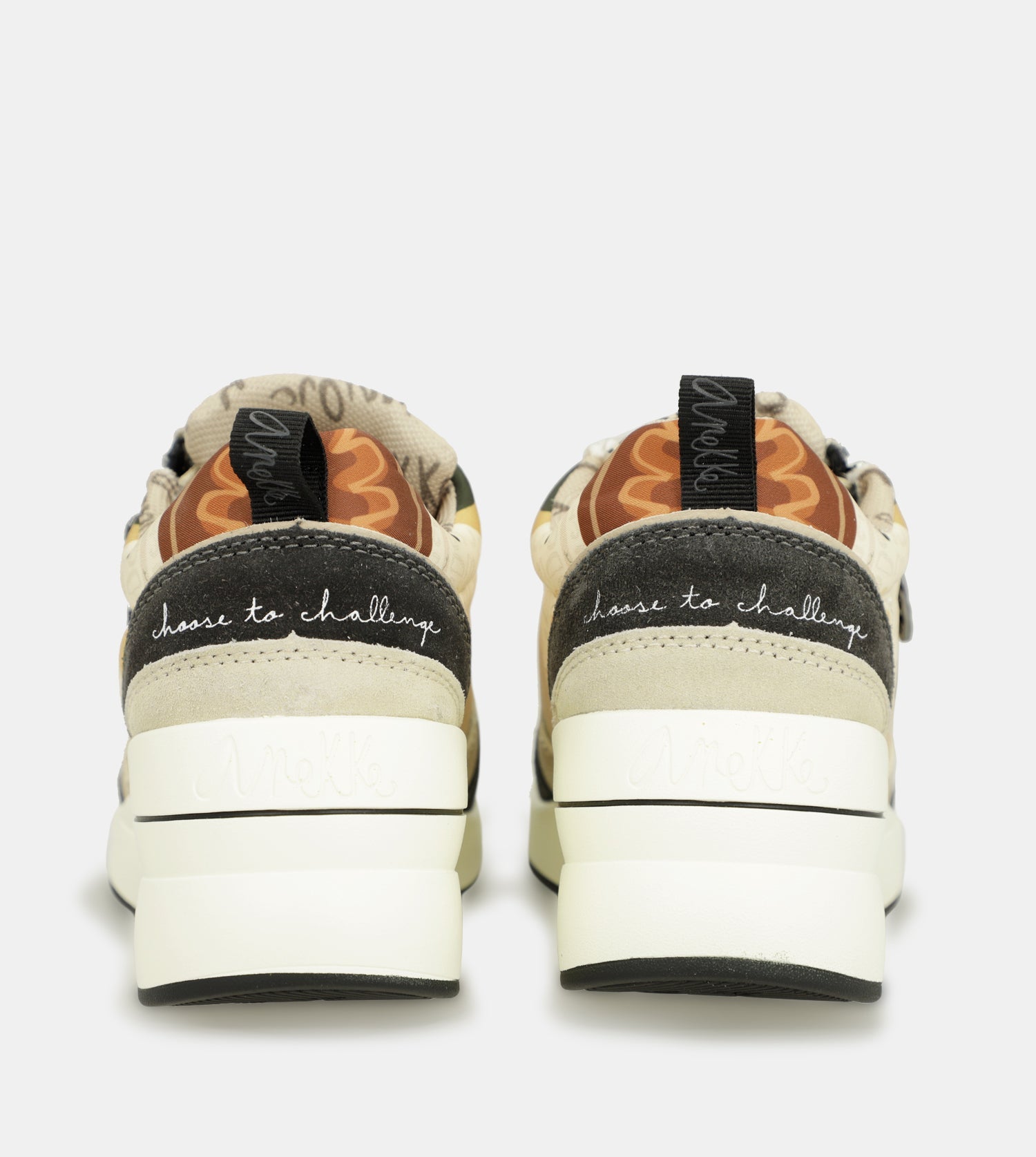 Mehrfarbige Keil-Sneakers