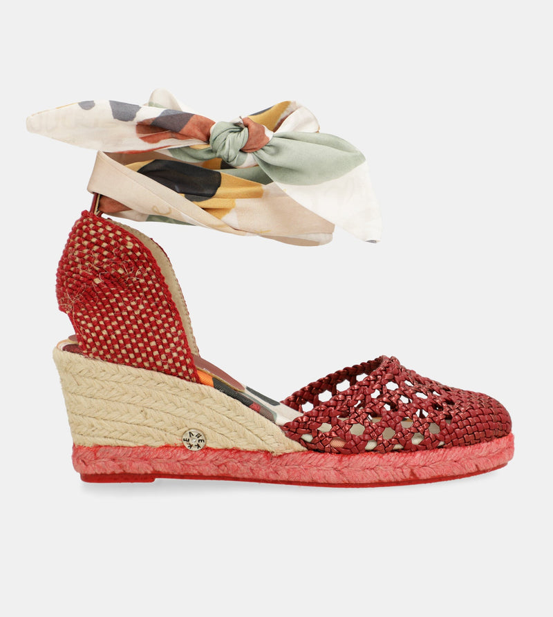 Rote Keilsandalen Alma