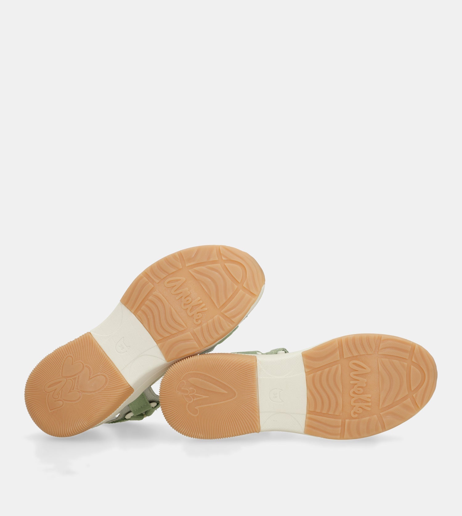 Grüne Sportsandalen