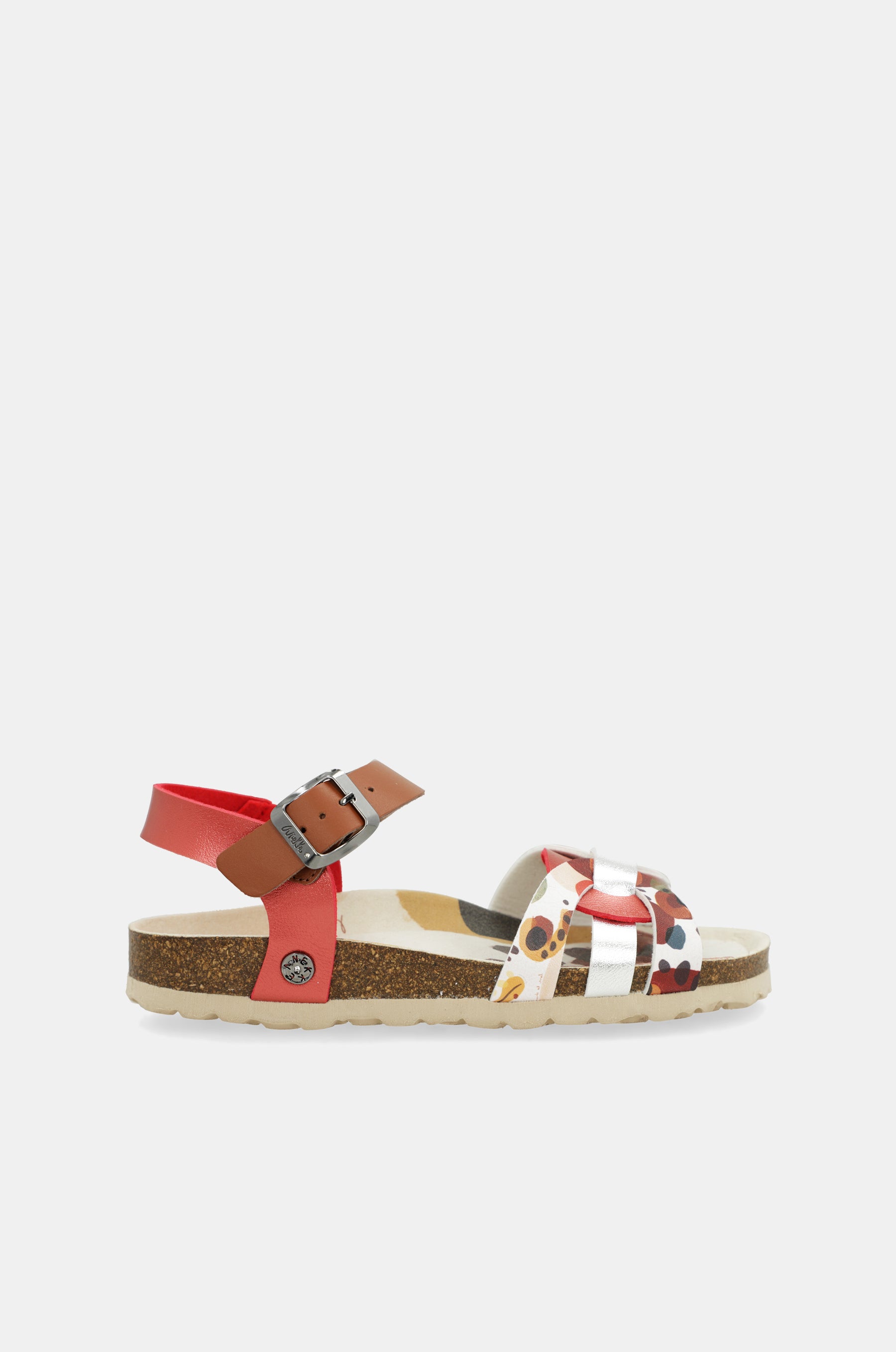 Alma rote Sandalen mit Riemchen