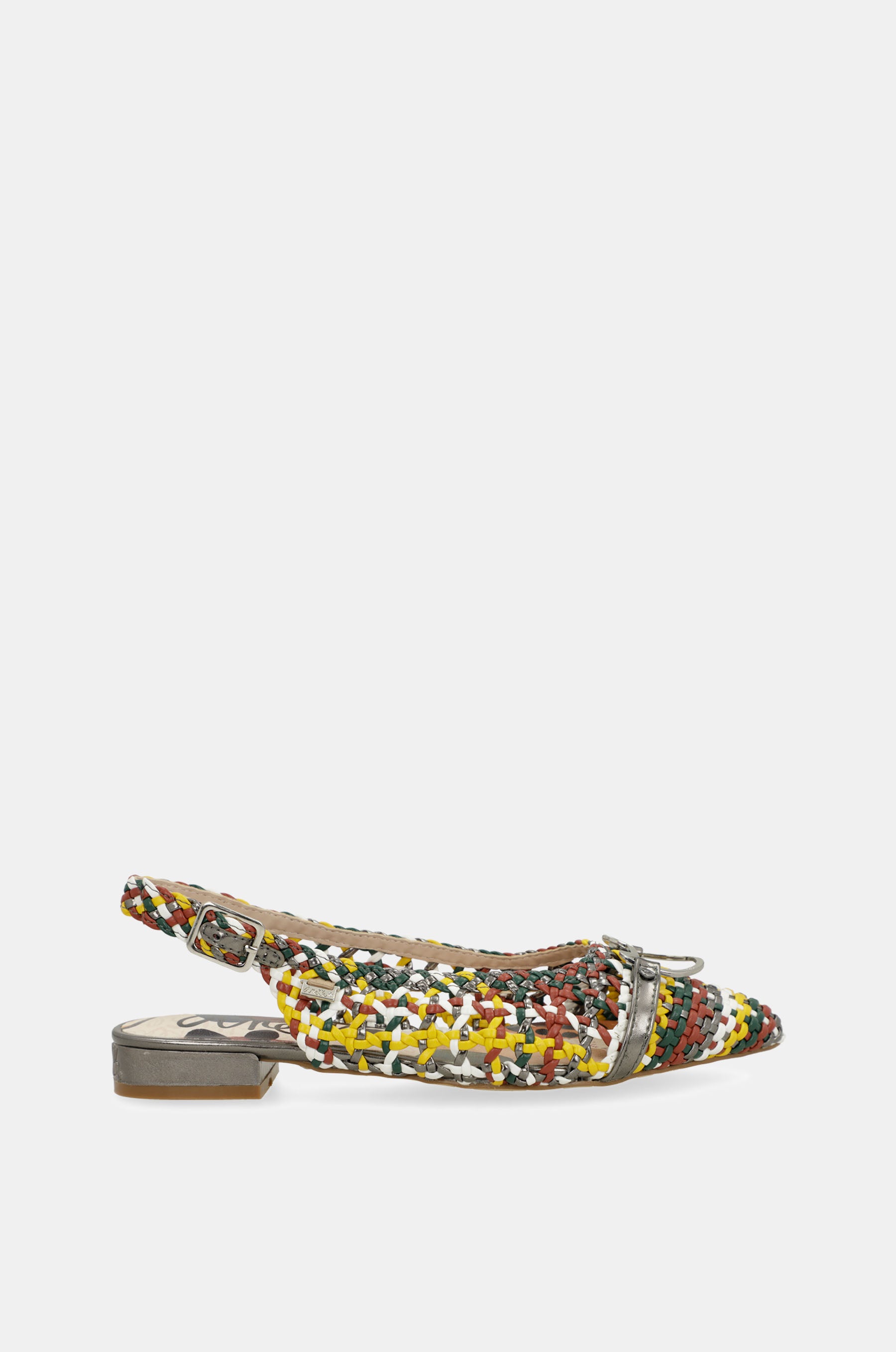 Bunte Slingback-Ballerinas