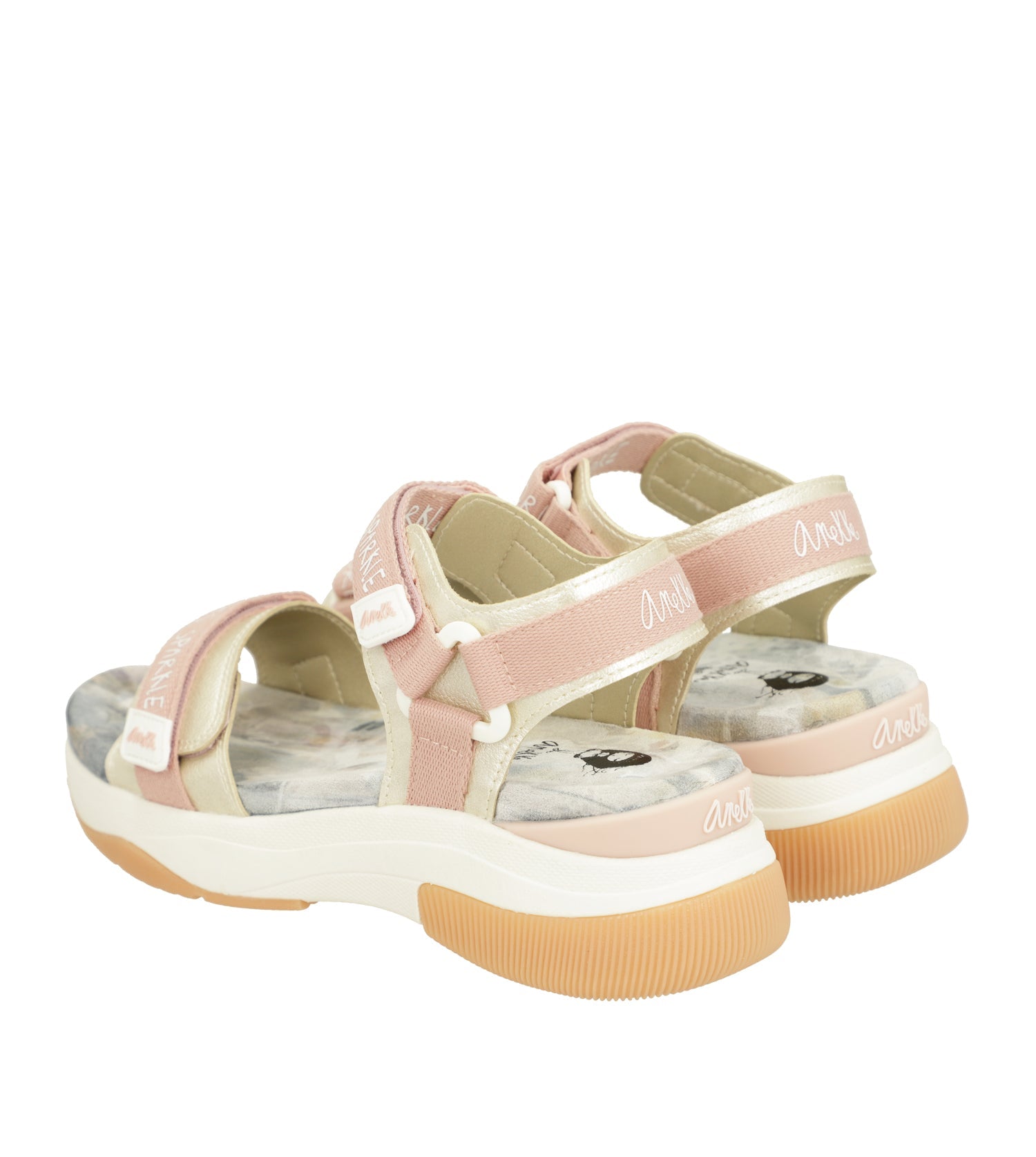 Pinkfarbene Sportsandalen