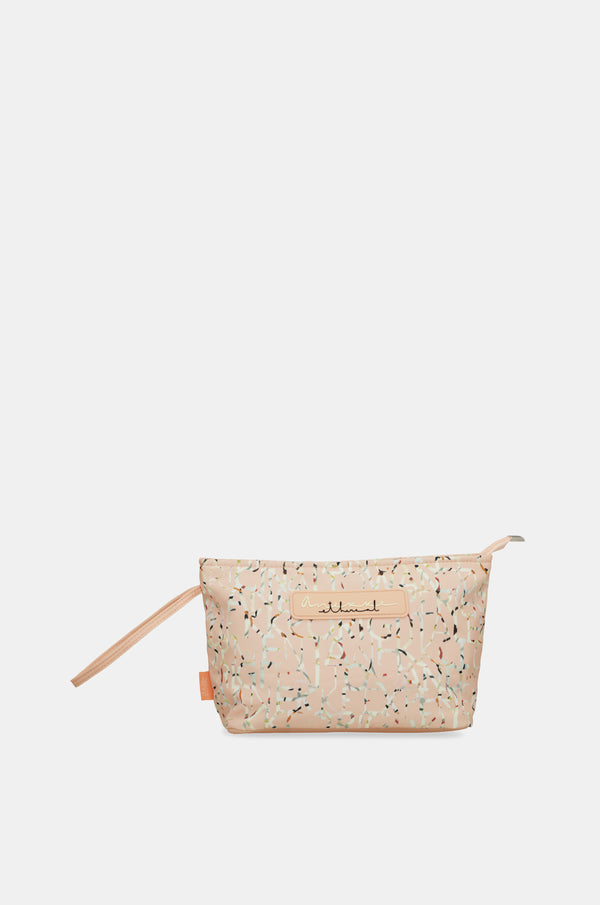 Große pinke Strandtasche mit Muster