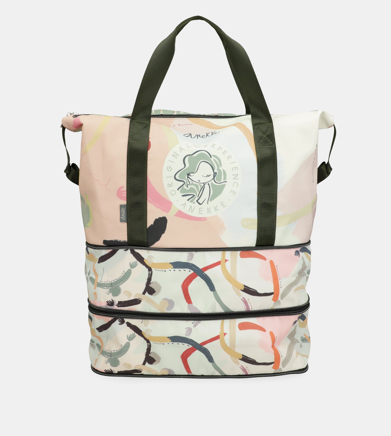 Original vergrößerbare Reisetasche