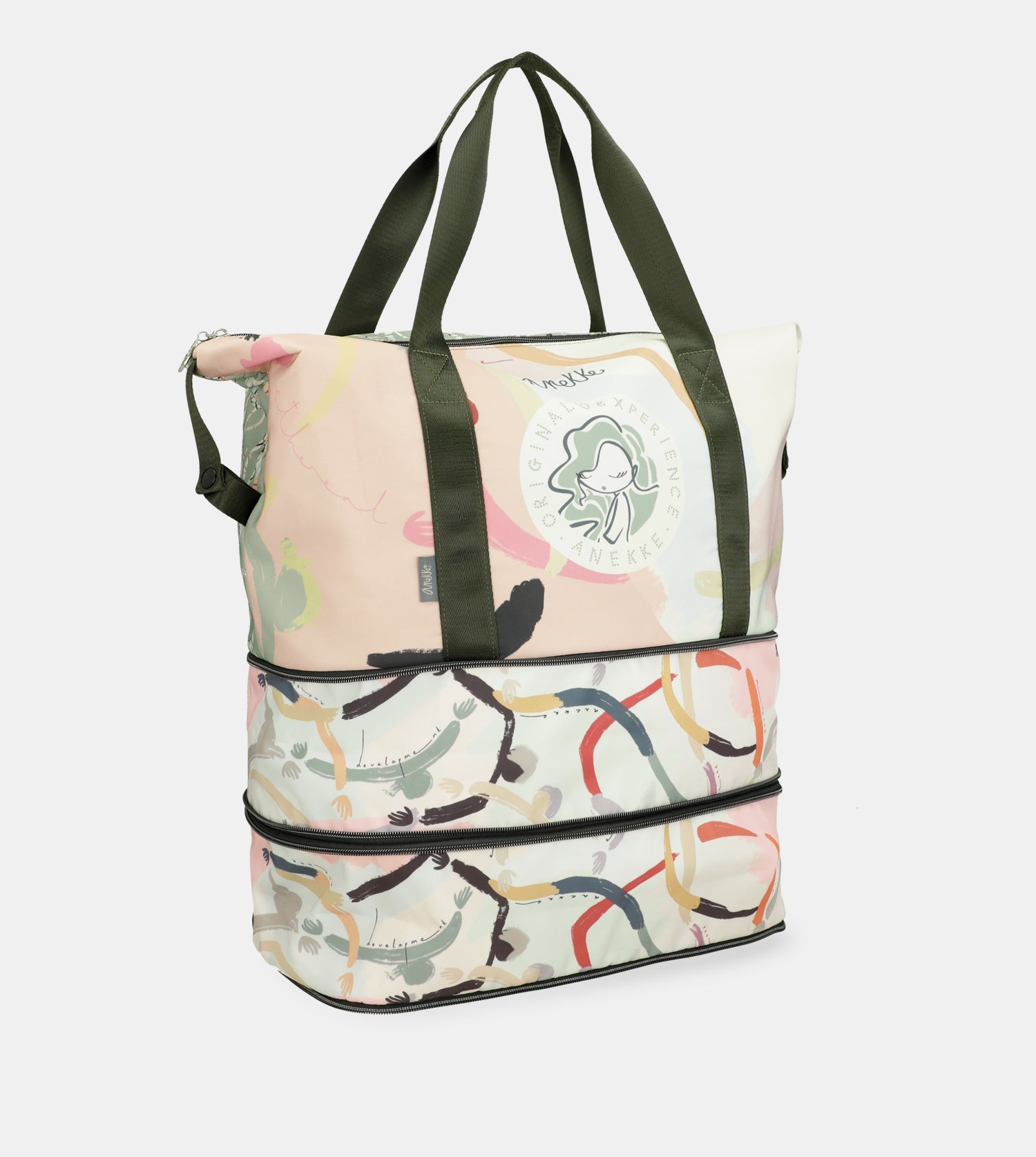 Original vergrößerbare Reisetasche