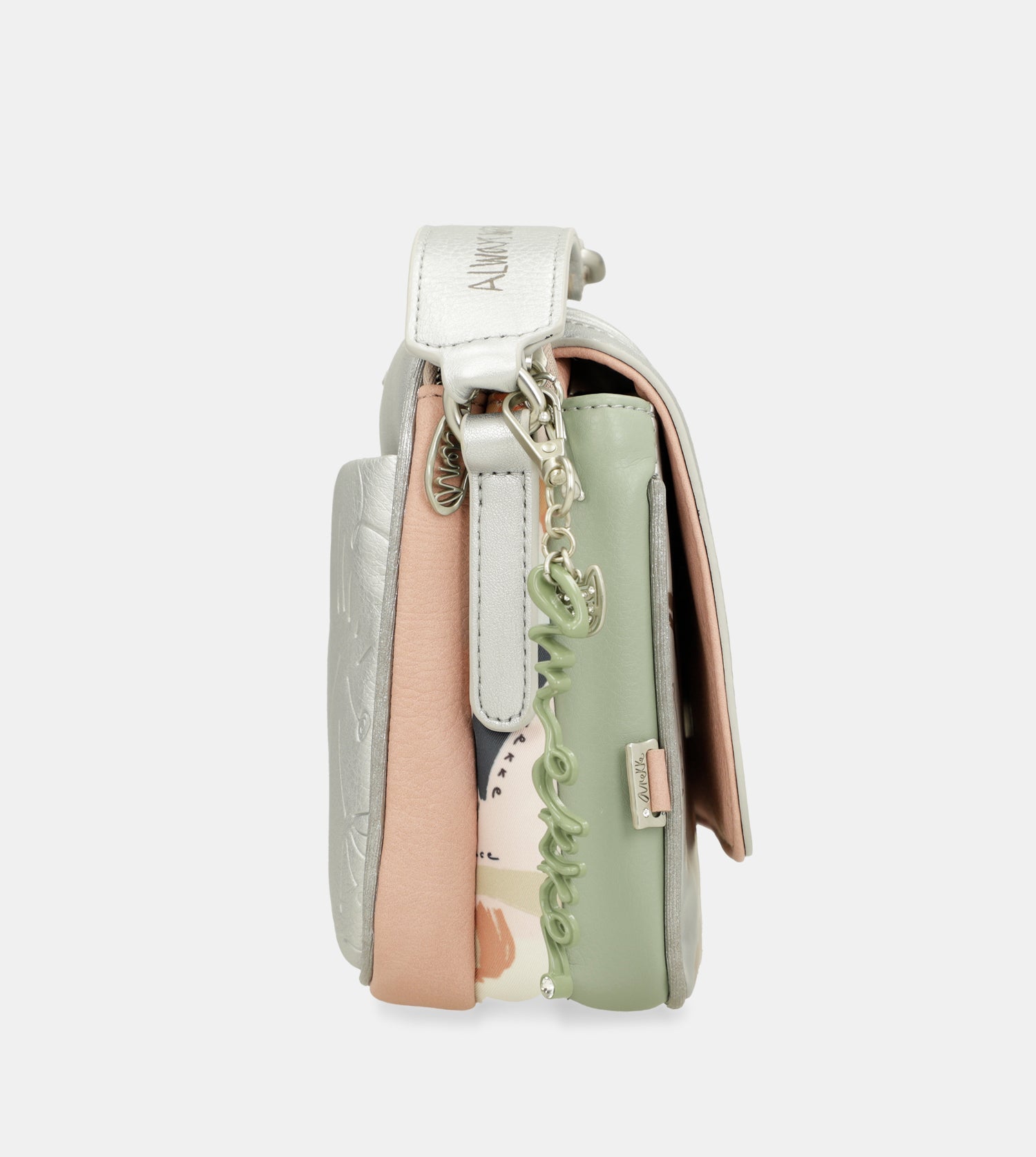 Umhängetasche Alma mit ovaler Klappe