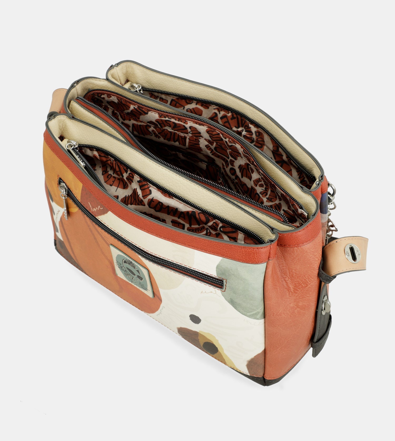 Tasche Alma mit drei Fächern
