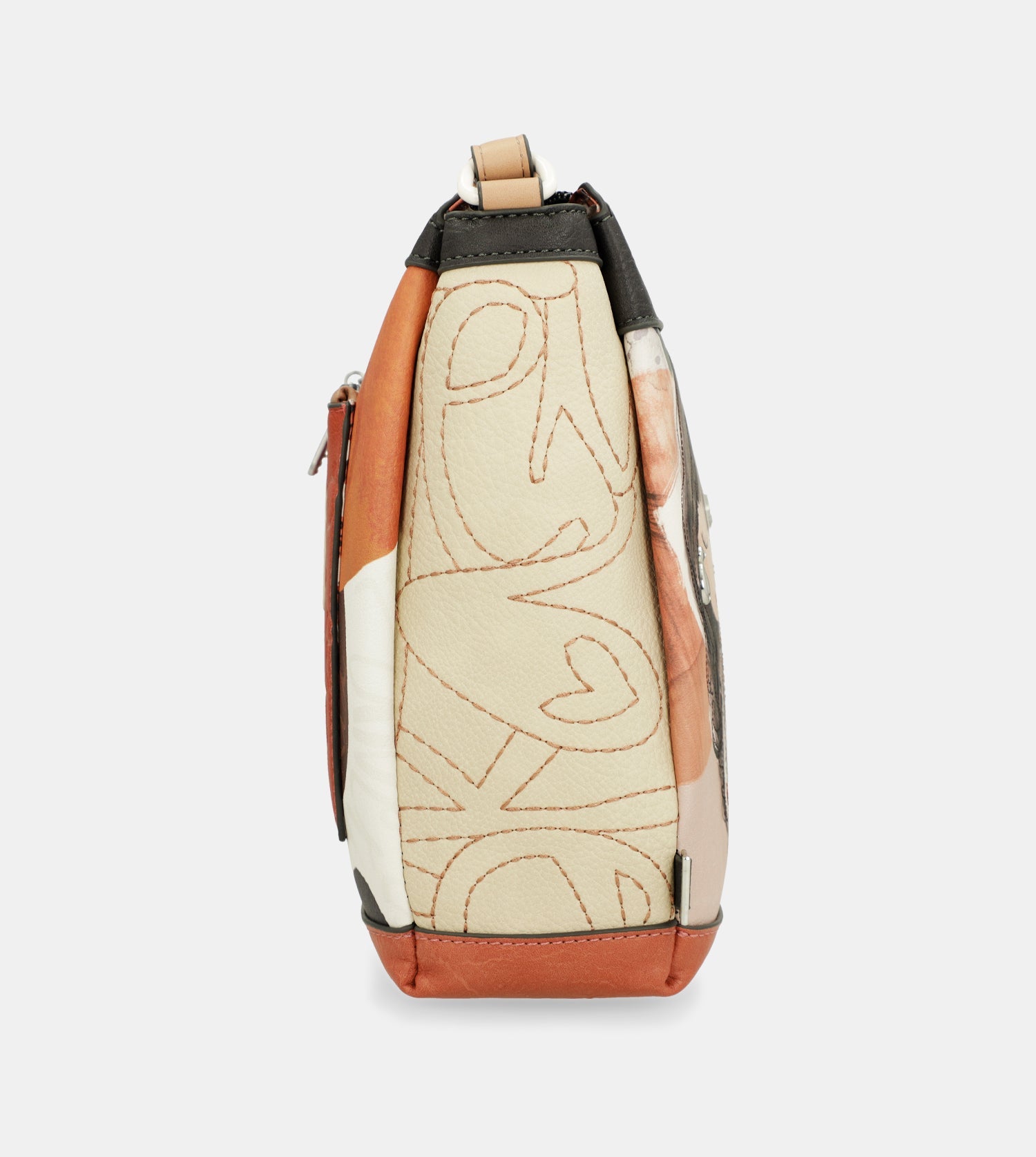 Umhängetasche Alma mit drei Fächern