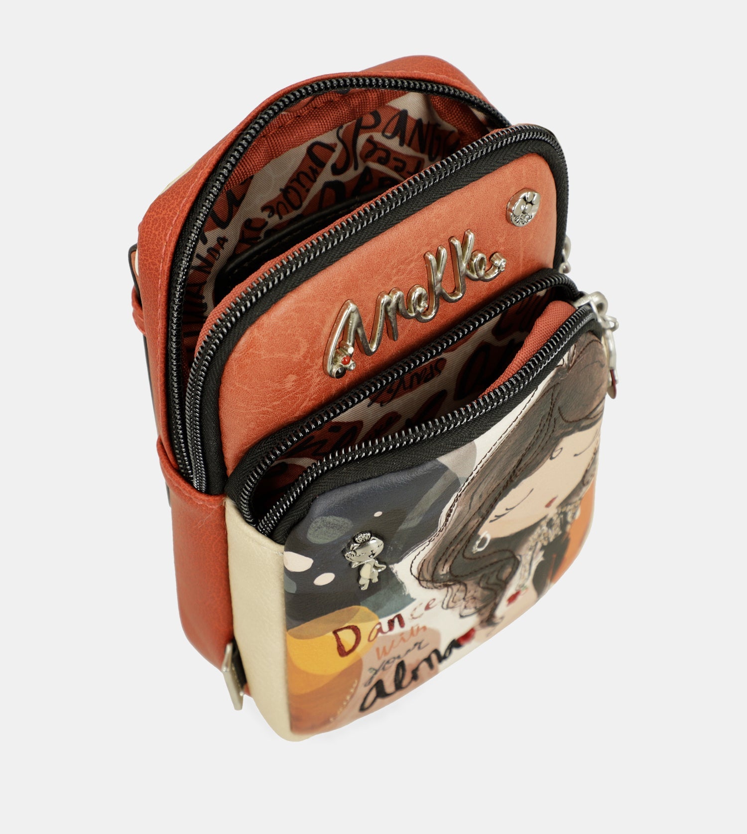 Mini-Umhängetasche Alma mit Tasche