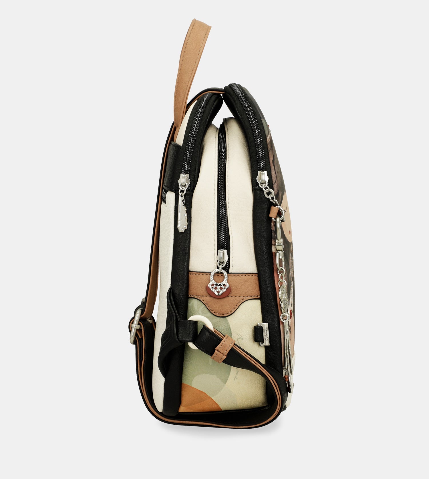 Rucksack Alma mit drei Fächern
