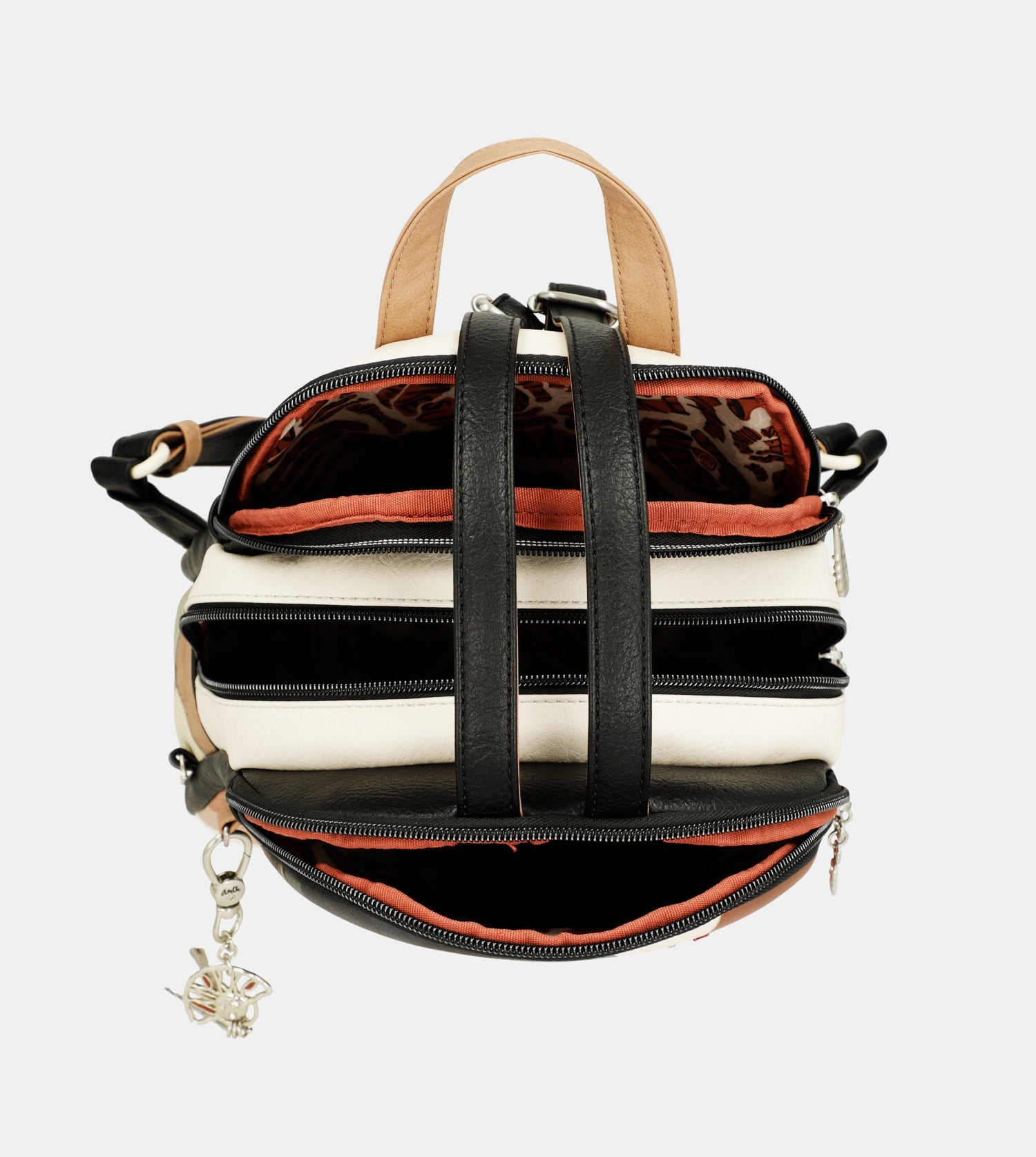 Rucksack Alma mit drei Fächern
