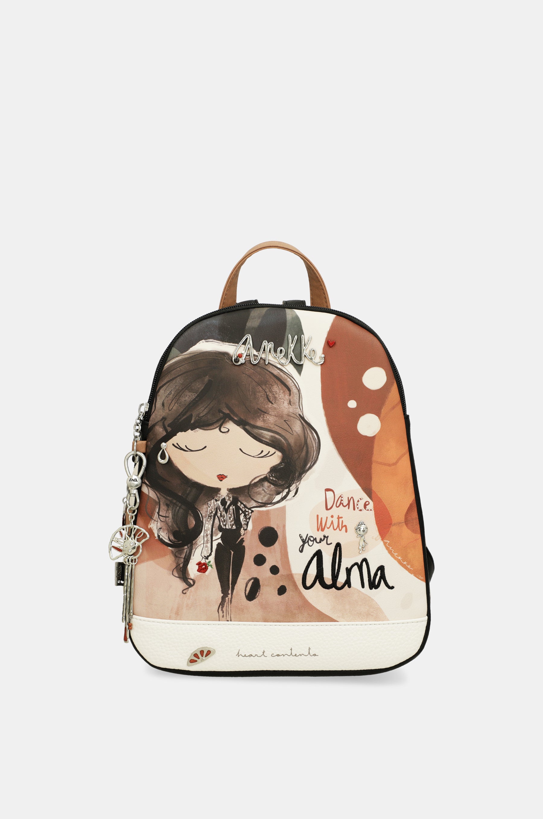 Rucksack Alma mit drei Fächern