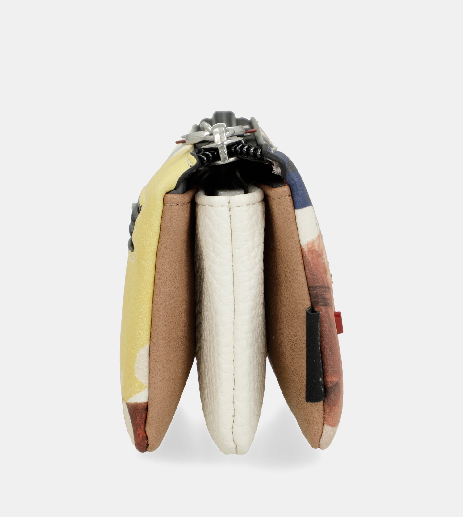 Münztasche Alma mit drei Fächern