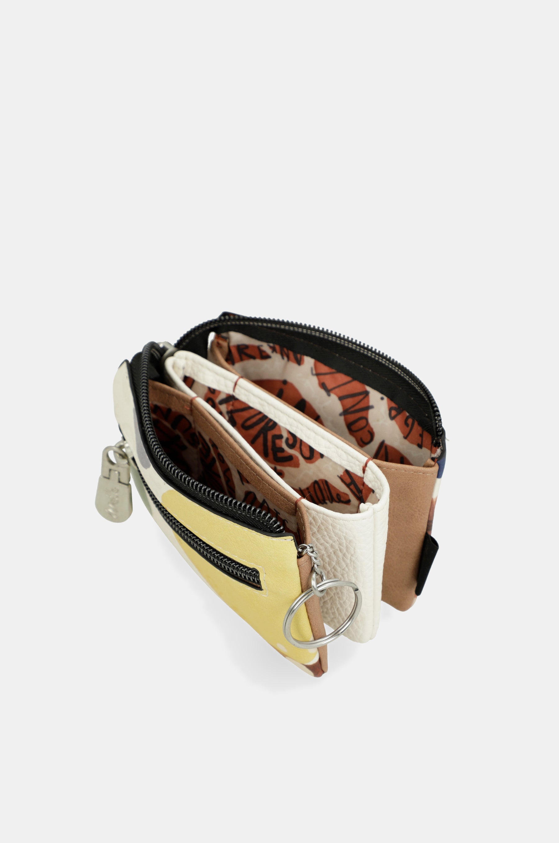 Münztasche Alma mit drei Fächern