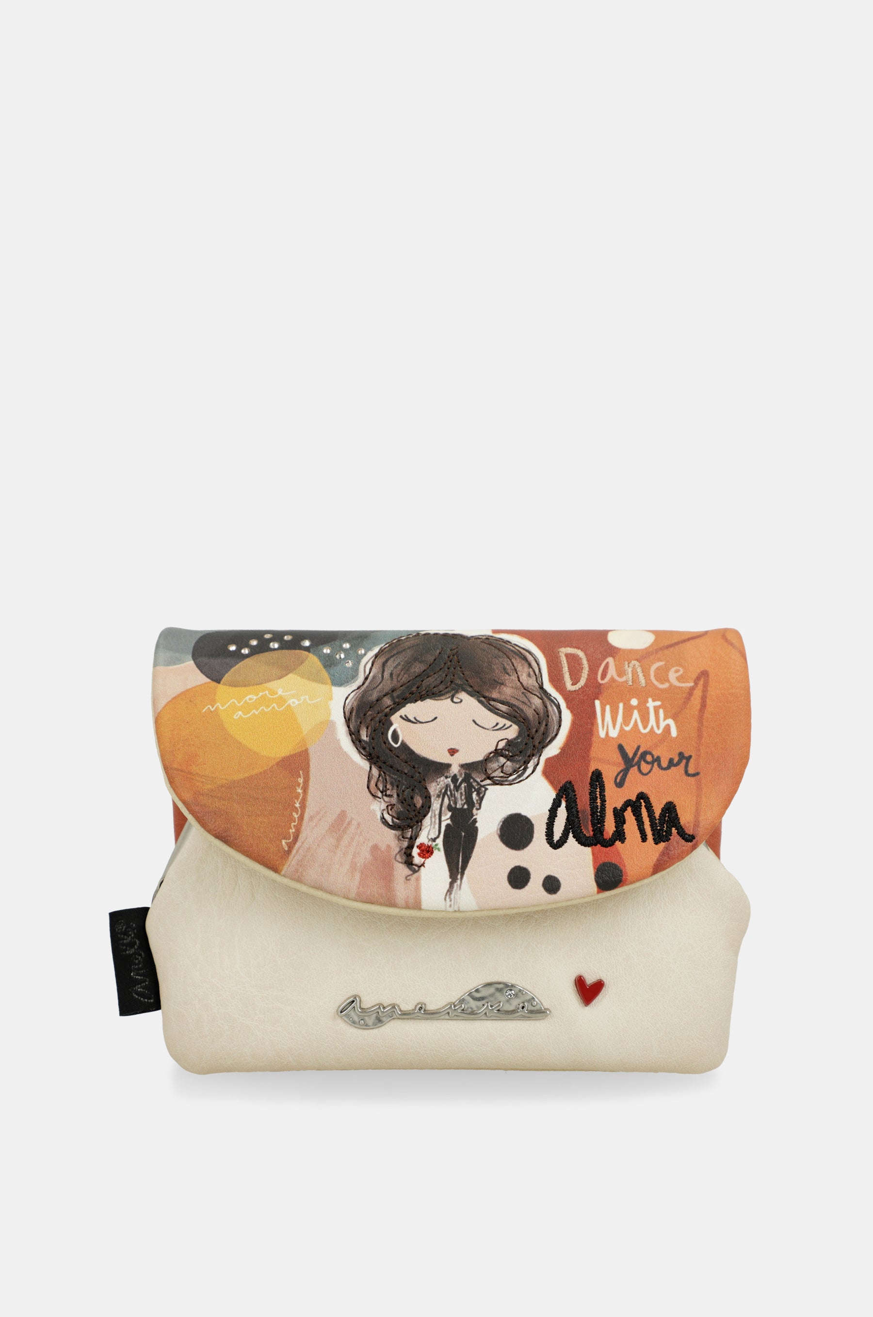 Münztasche Alma mit Klappe