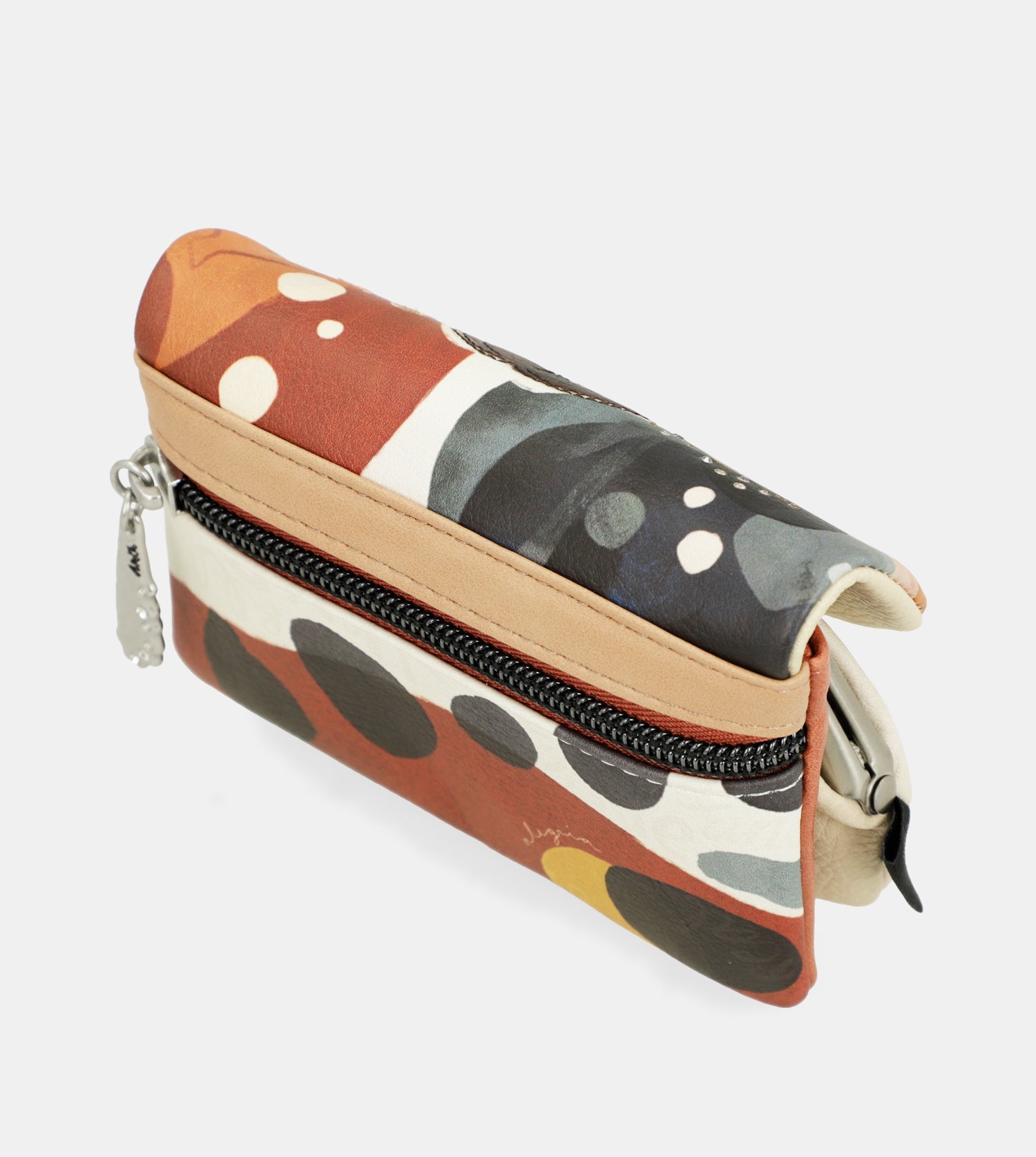 Münztasche Alma mit Klappe