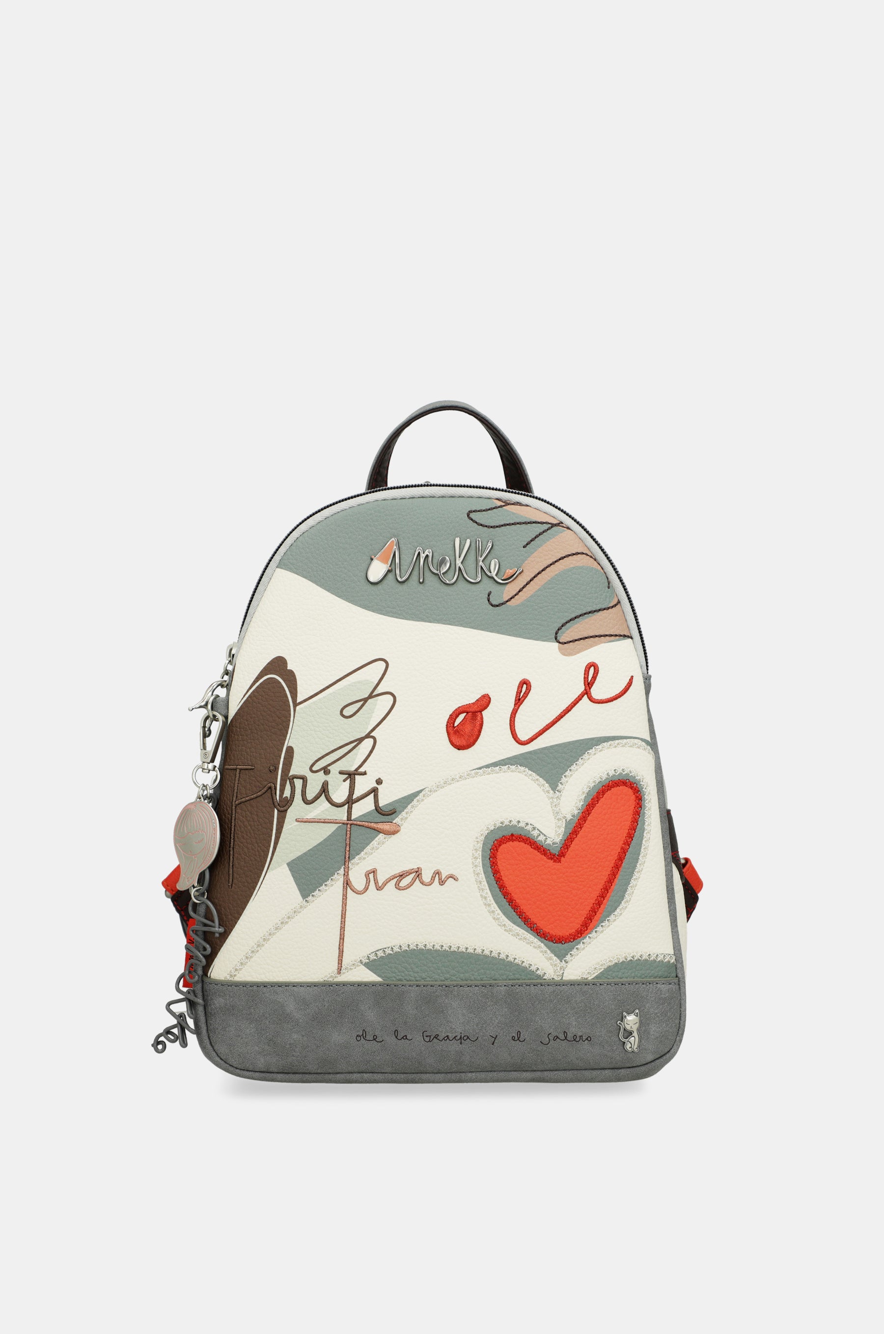 Rucksack Alma mit drei Fächern