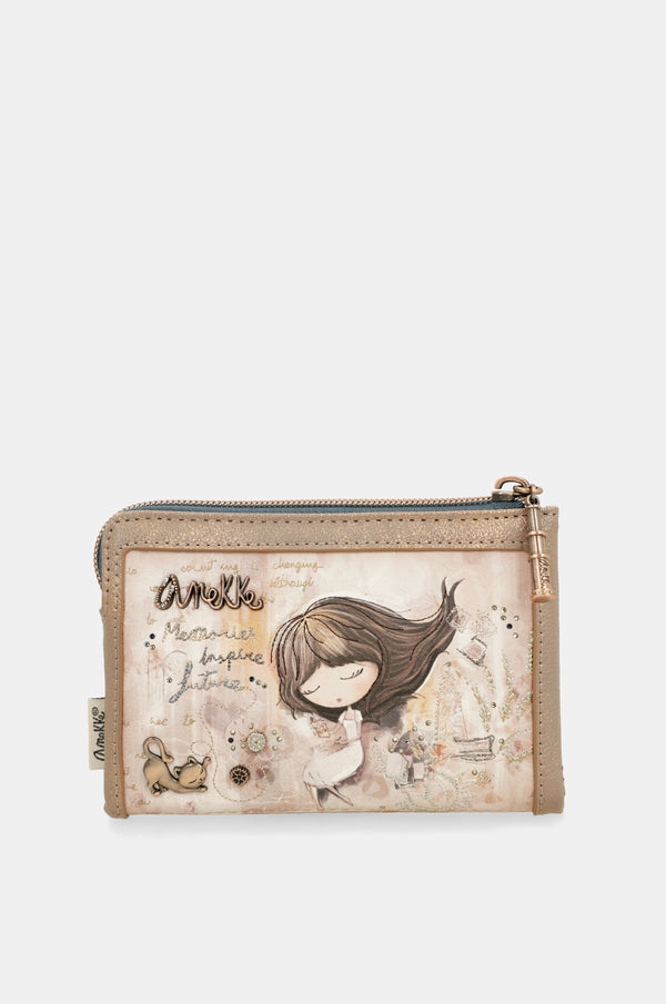 Mittleres flexibles RFID-Portemonnaie Memories