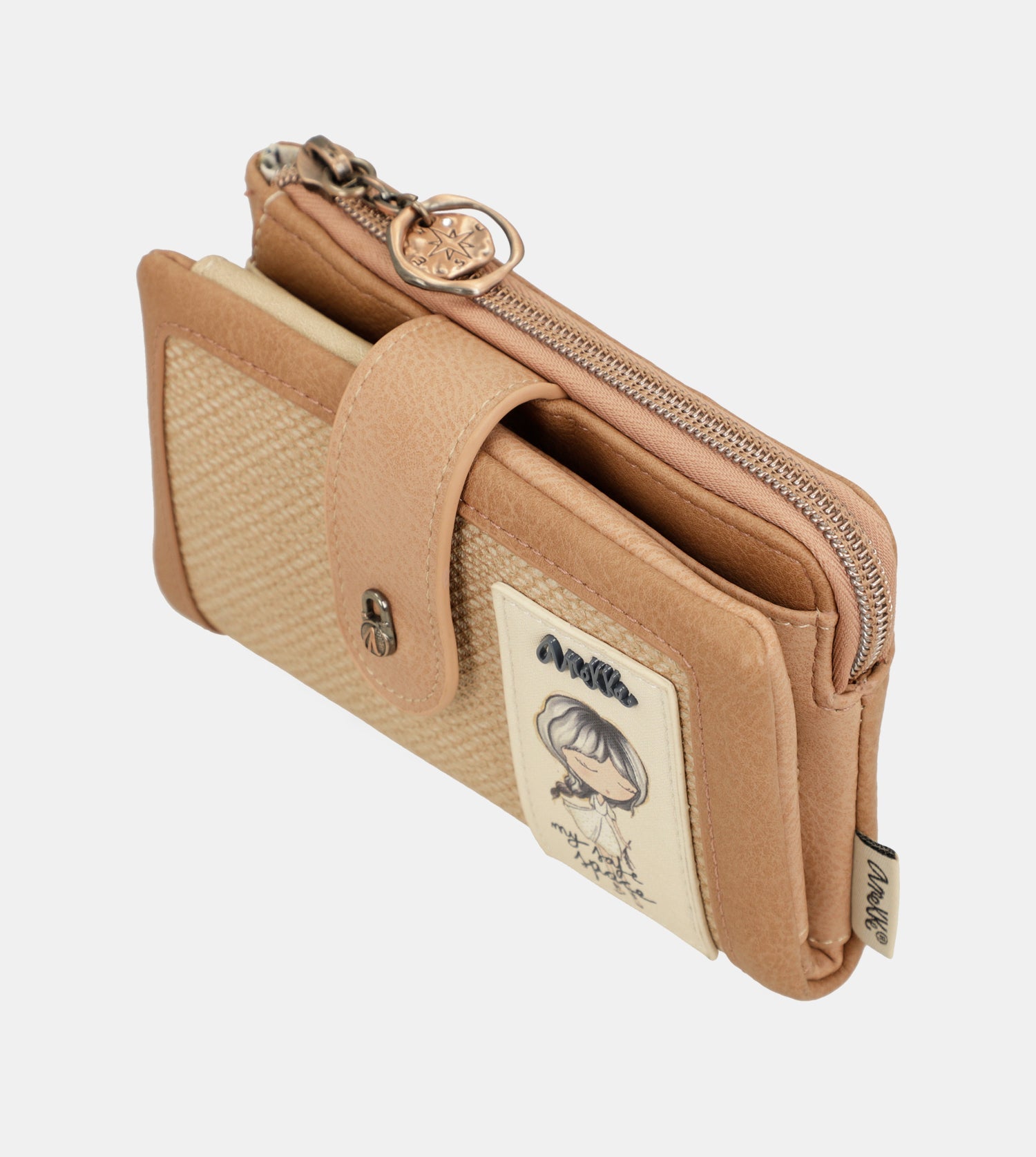 Mittleres flexibles RFID-Portemonnaie Memories