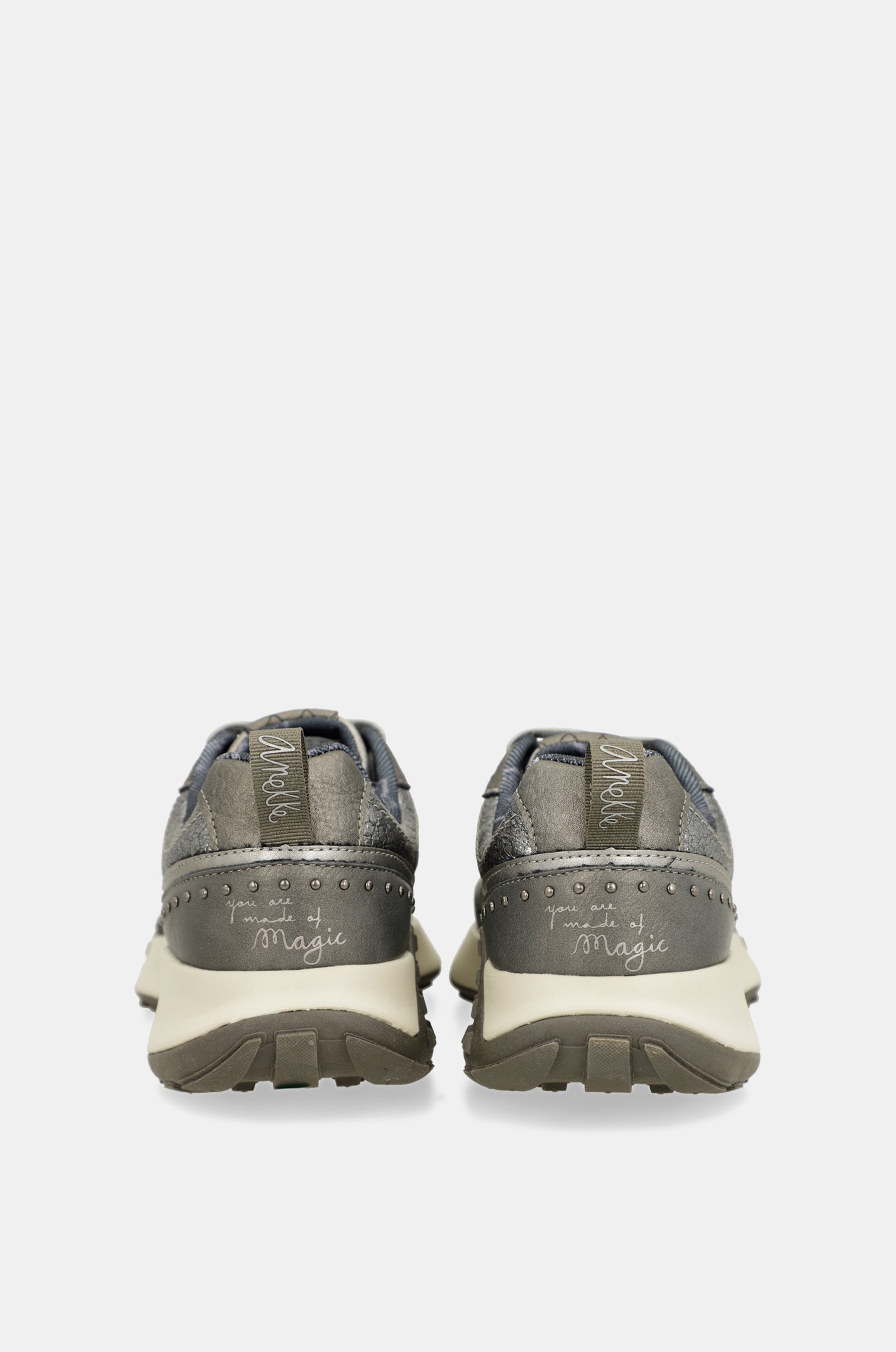 Sneakers taupe metallisch